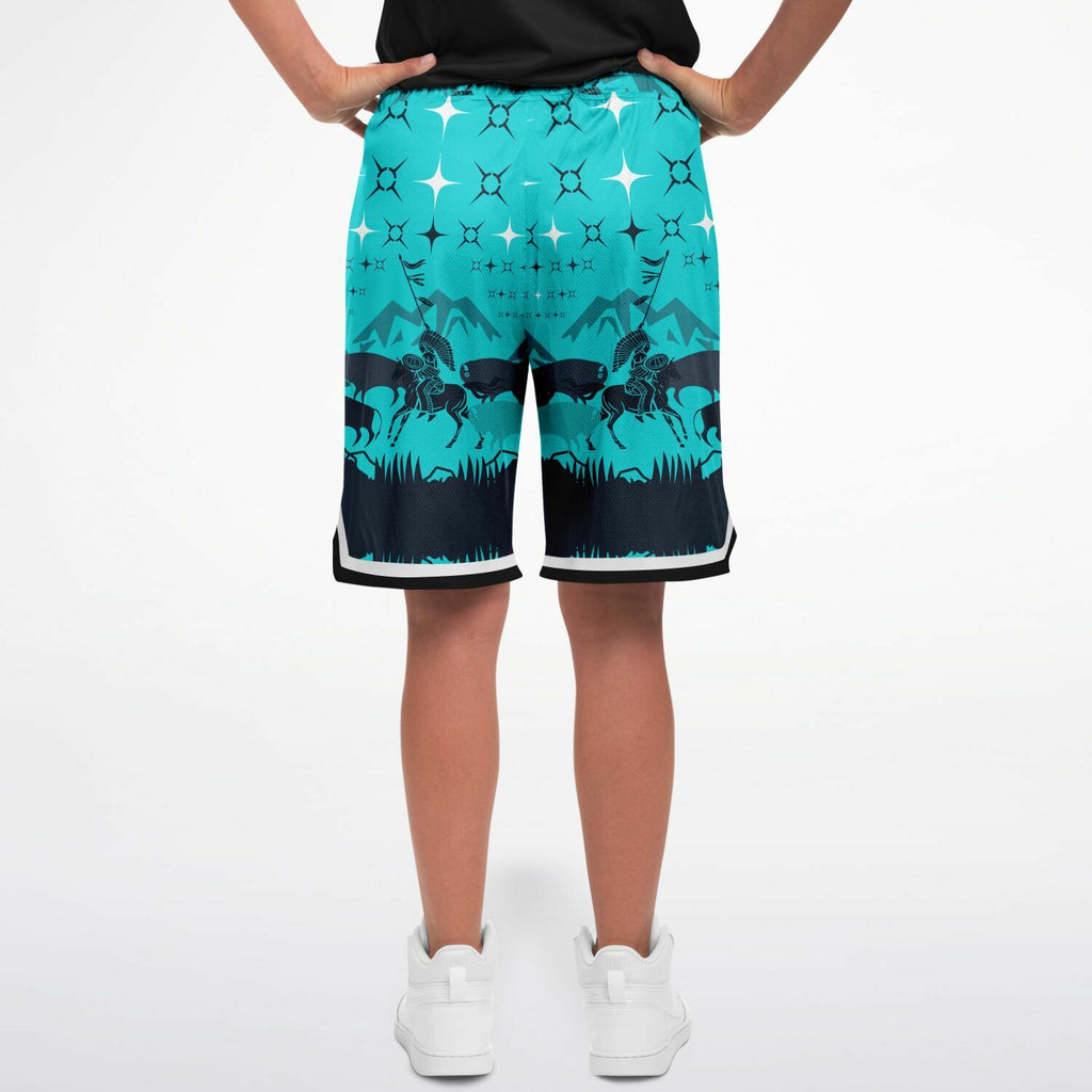 $NiieihiiNookei Basketball Short Rib - AOP