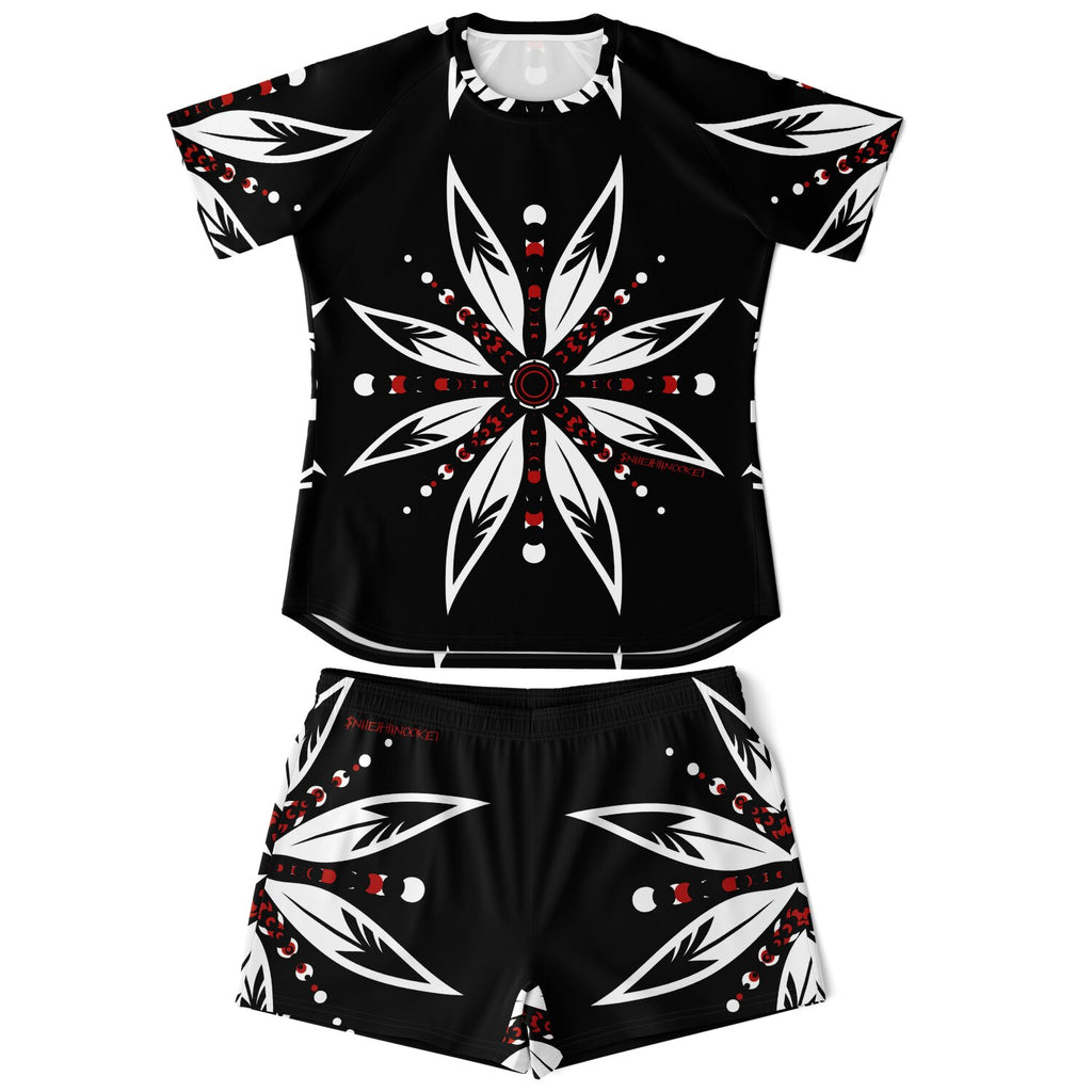 $NiieihiiNookei Women's Active Set - AOP