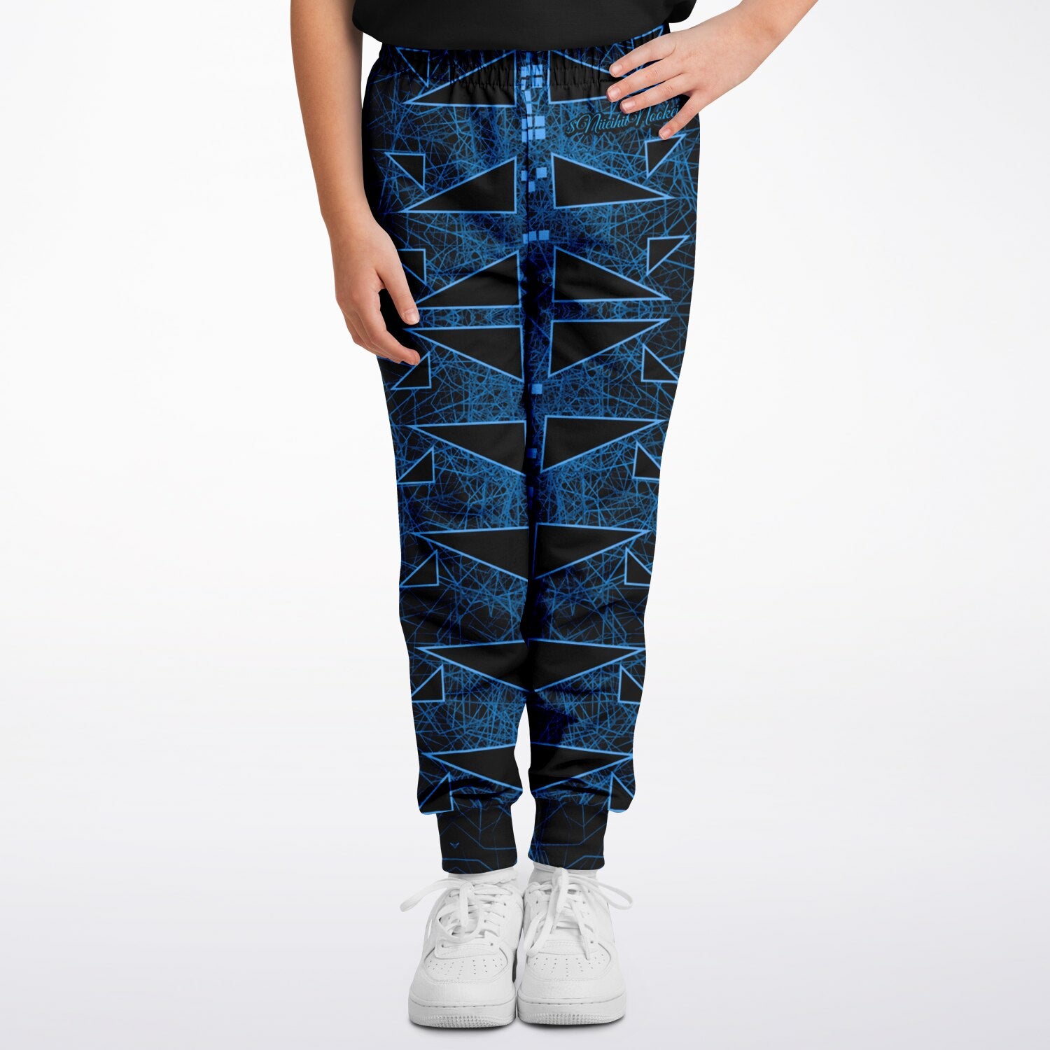 $NiieihiiNookei Tipi Matrix Athletic Kids/Youth Jogger - AOP
