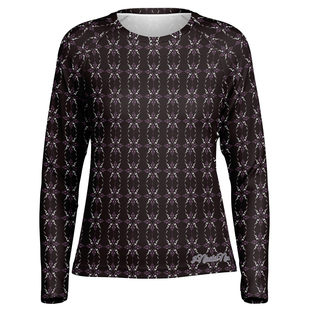 $NiieihiiNookei Women's Long Sleeve Performance Shirt - AOP