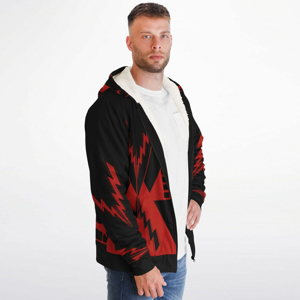 $NiieihiiNookei Microfleece Ziphoodie - AOP