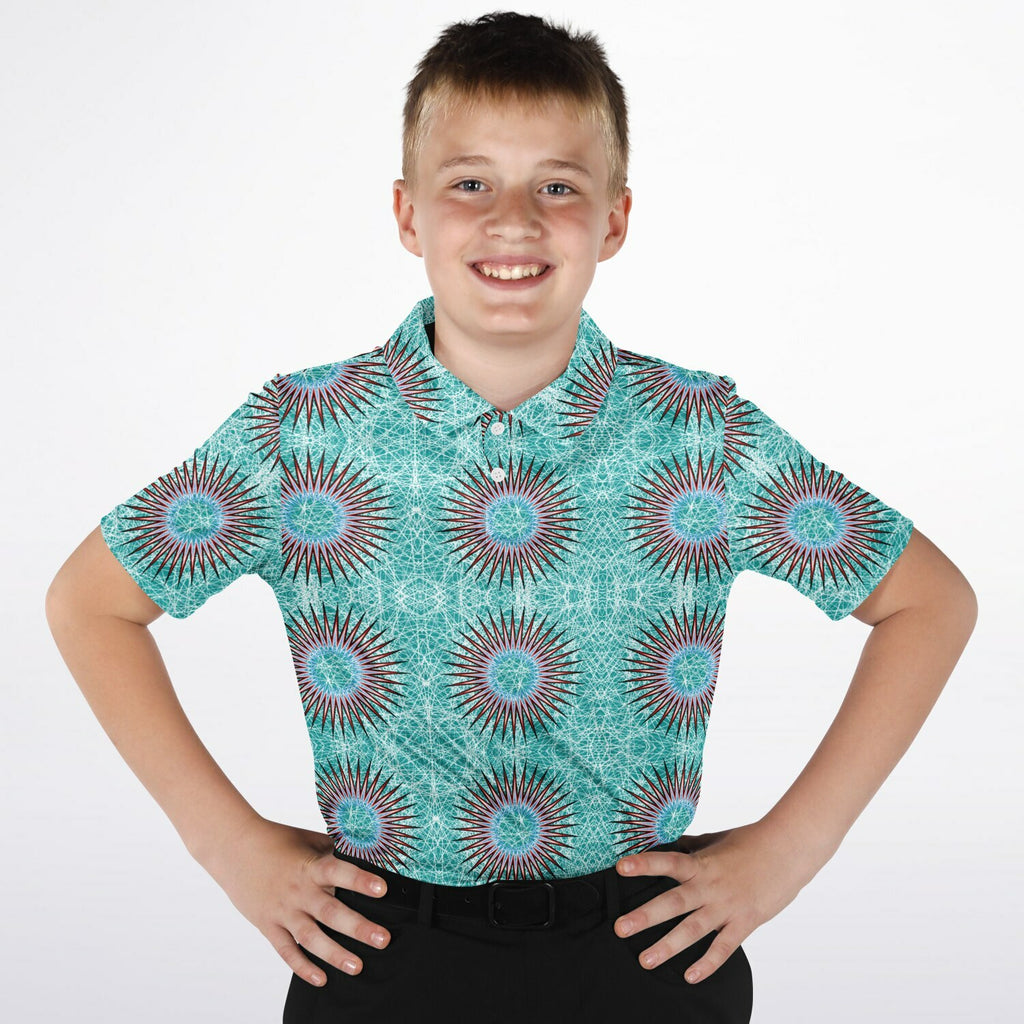 $NiieihiiNookei Kids Polo Shirt - AOP
