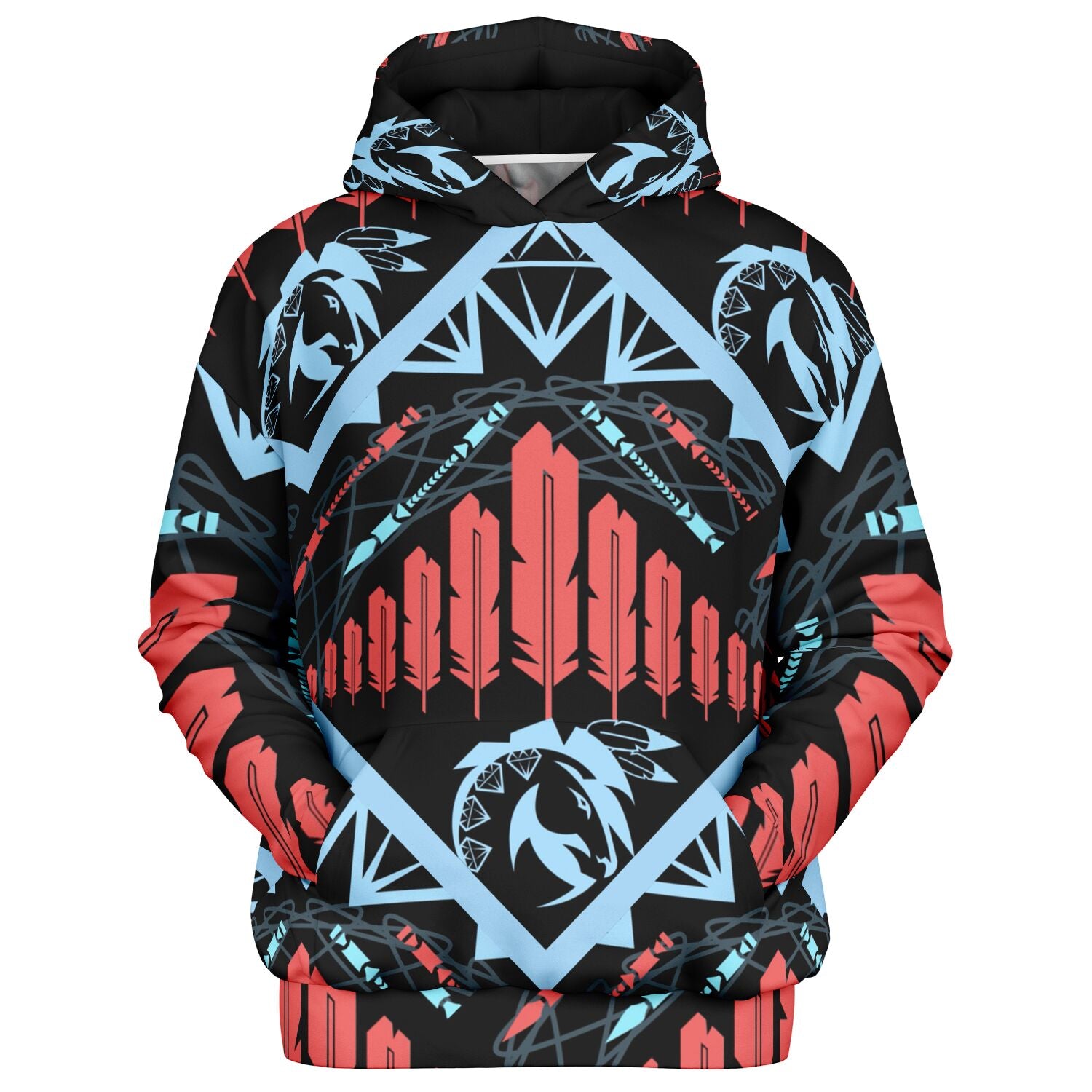 $NiieihiiNookei #Heavyweight Oversized Hoodie - AOP