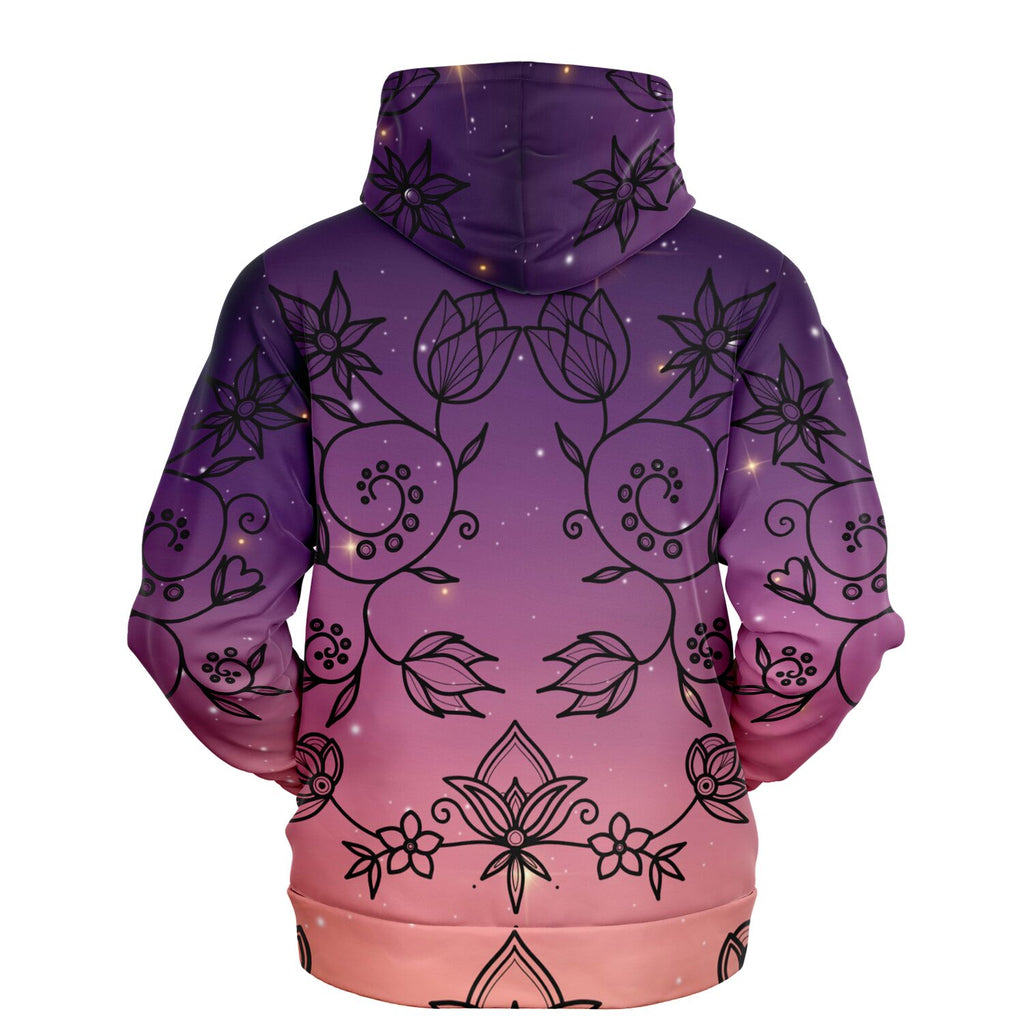 $NiieihiiNookei Floral Sunset Athletic Hoodie - AOP