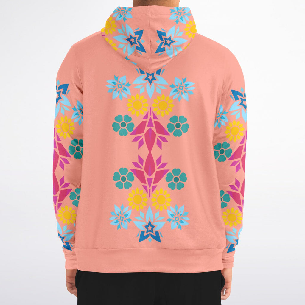 $NiieihiiNookei Athletic Zip-Up Hoodie - AOP