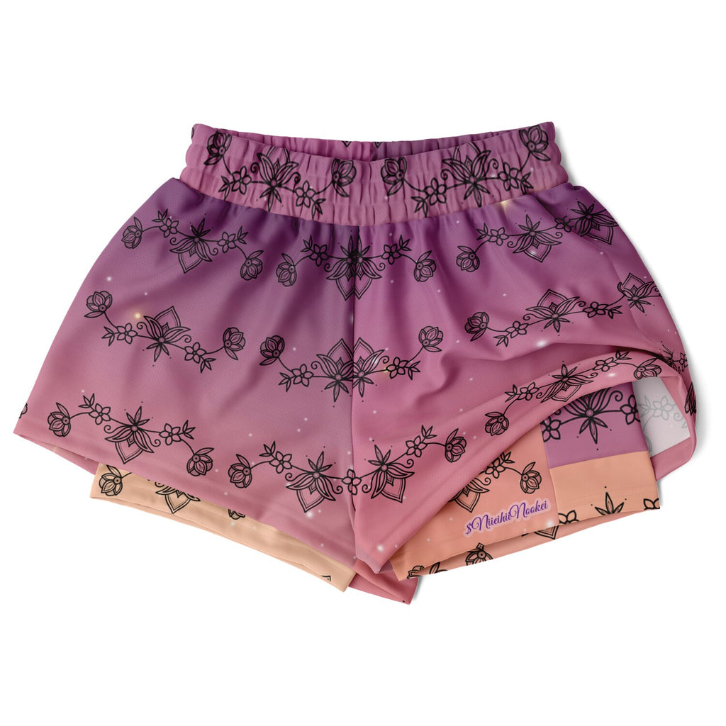 $NiieihiiNookei Women's 2-in-1 Shorts - AOP