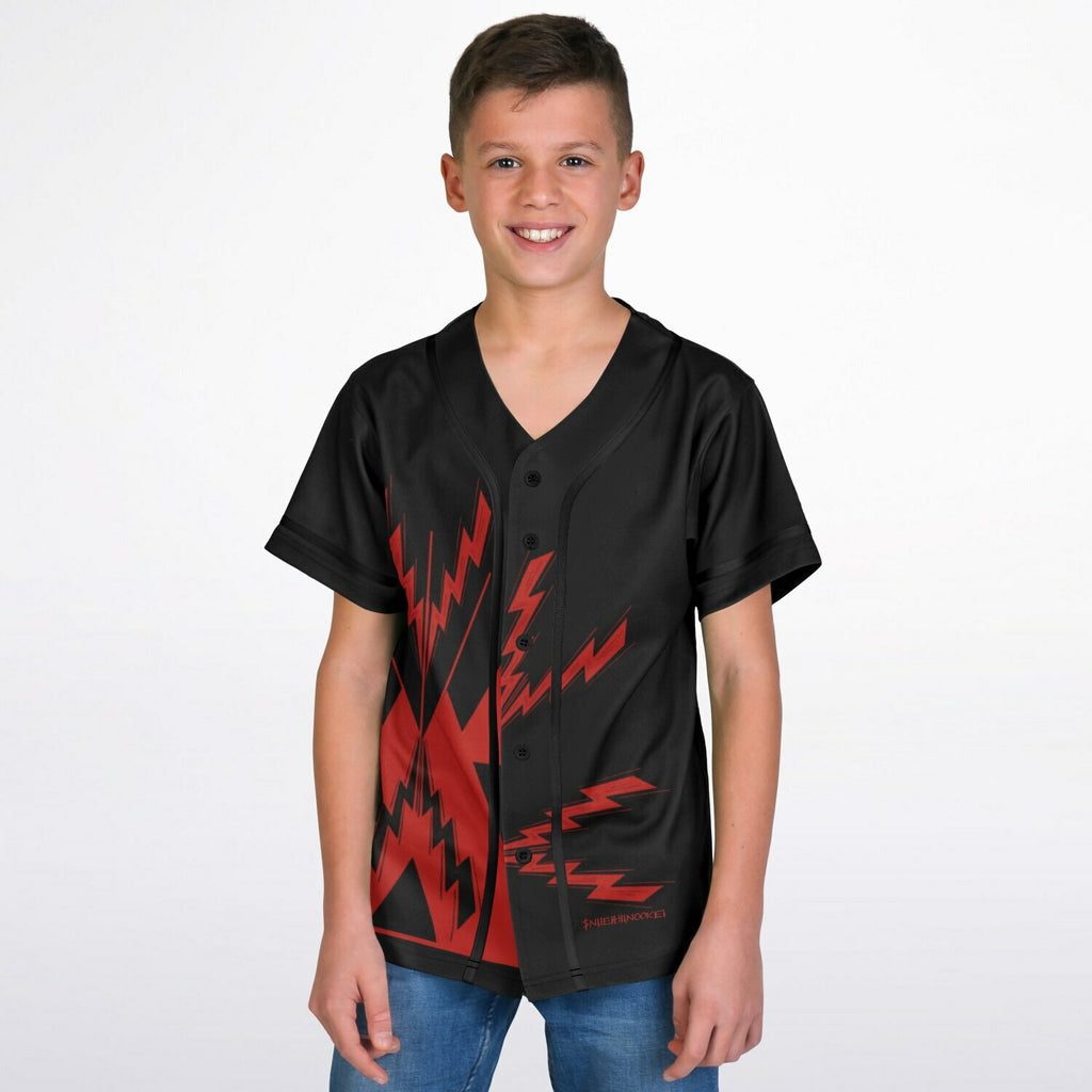 $NiieihiiNookei Kids Baseball Jersey - AOP