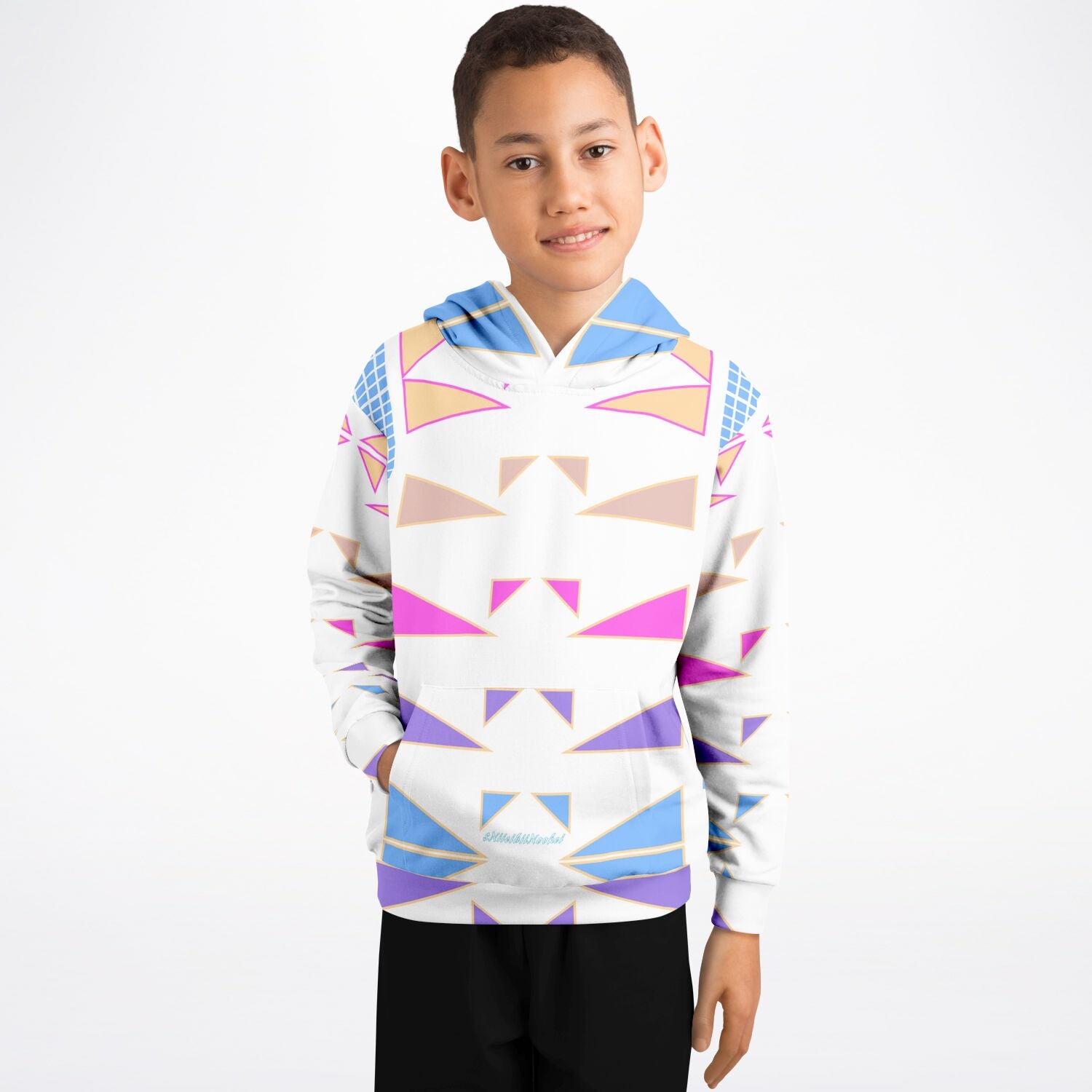 $NiieihiiNookei Fashion Kids Hoodie - AOP