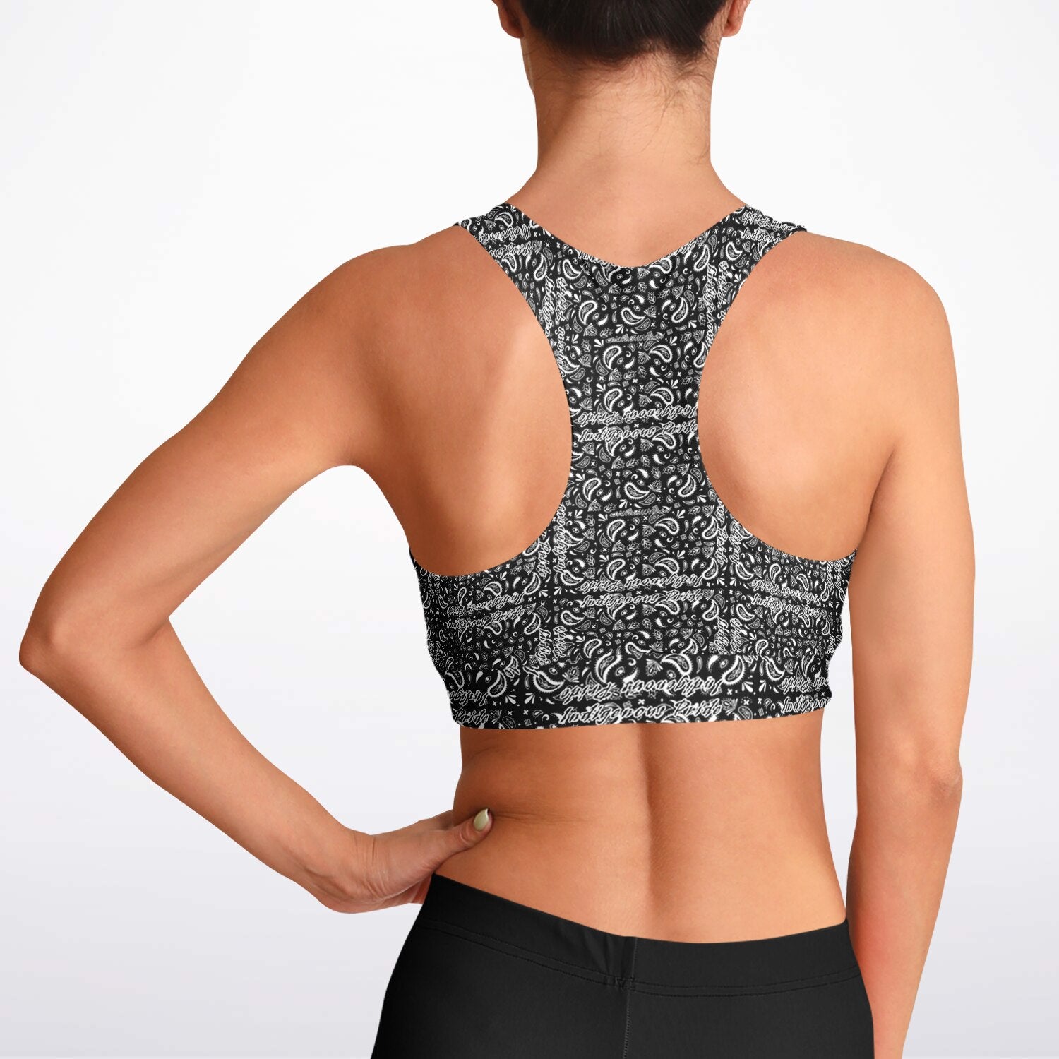 $NiieihiiNookei Padded Sports Bra - AOP