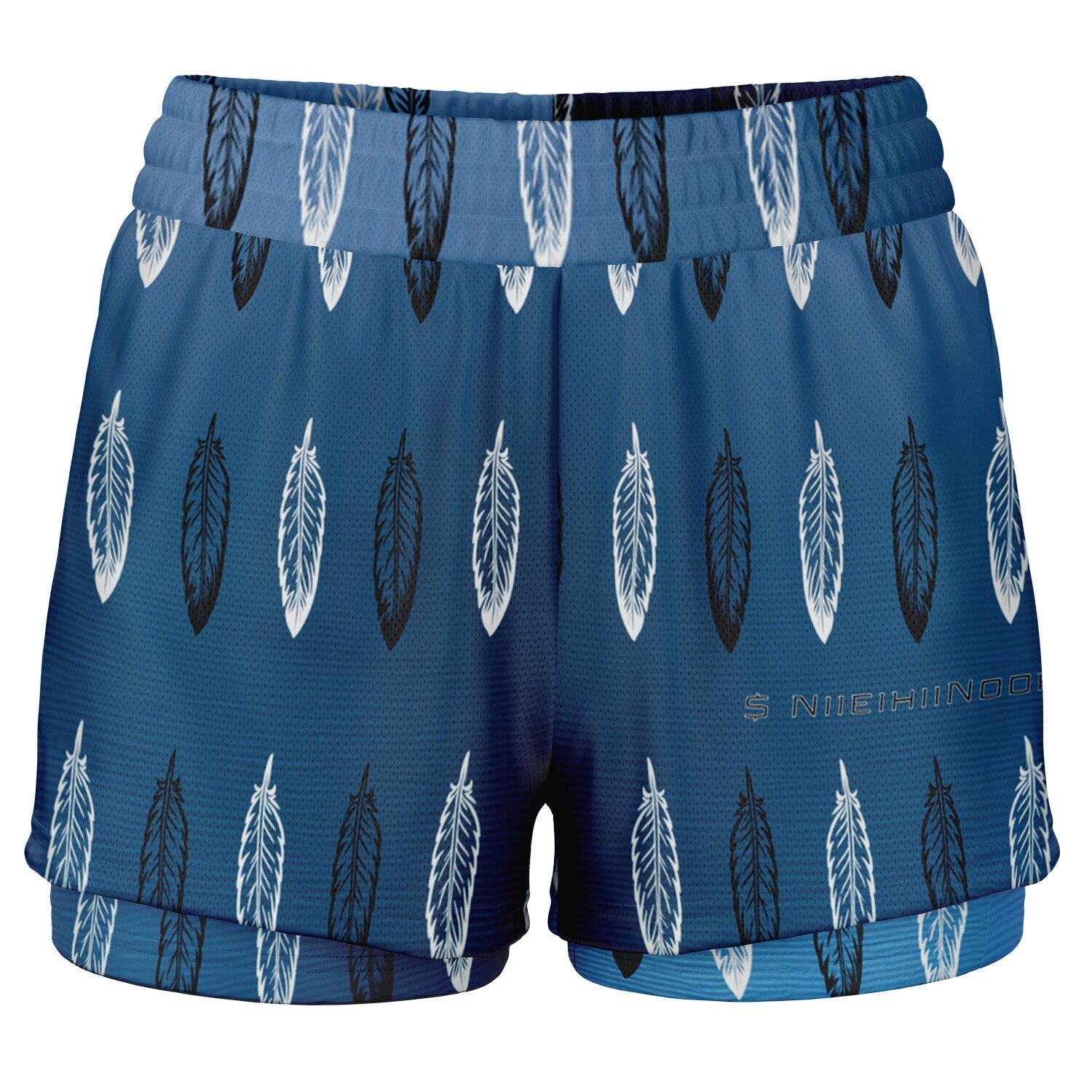 $NiieihiiNookei Women's 2-in-1 Shorts - AOP