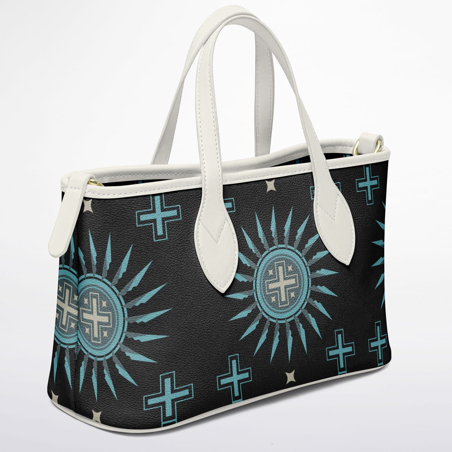 $NiieihiiNookei Leather Tote Bag - AOP