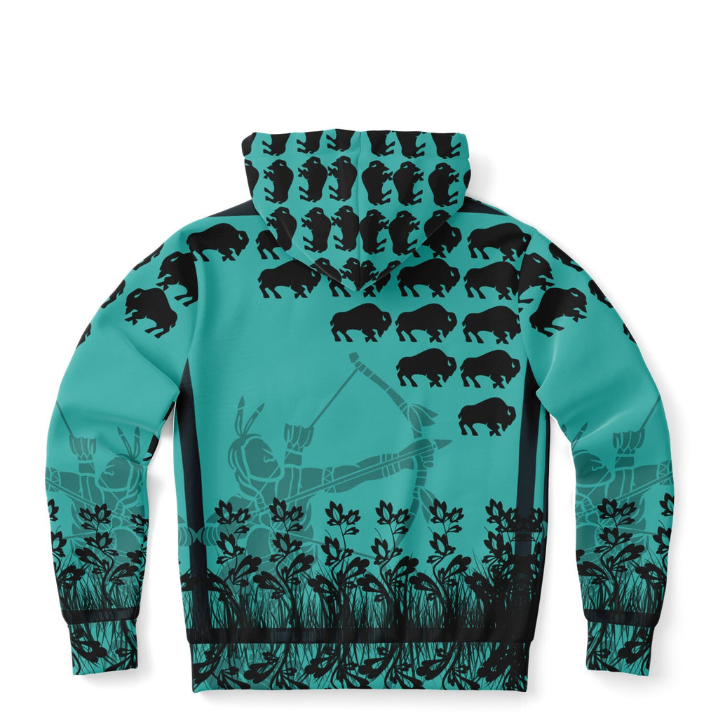 $NiieihiiNookei Fashion Zip-Up Hoodie - AOP