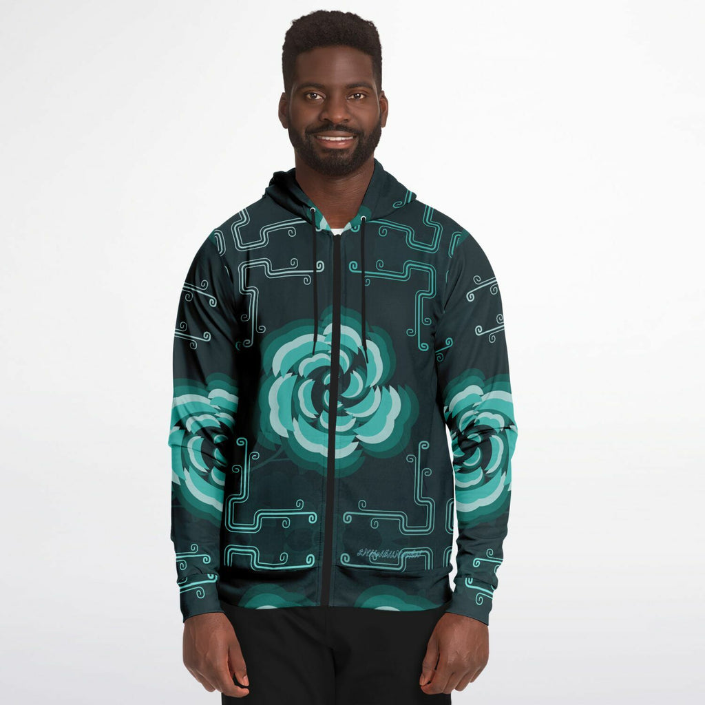 $NiieihiiNookei Fashion Zip-Up Hoodie - AOP