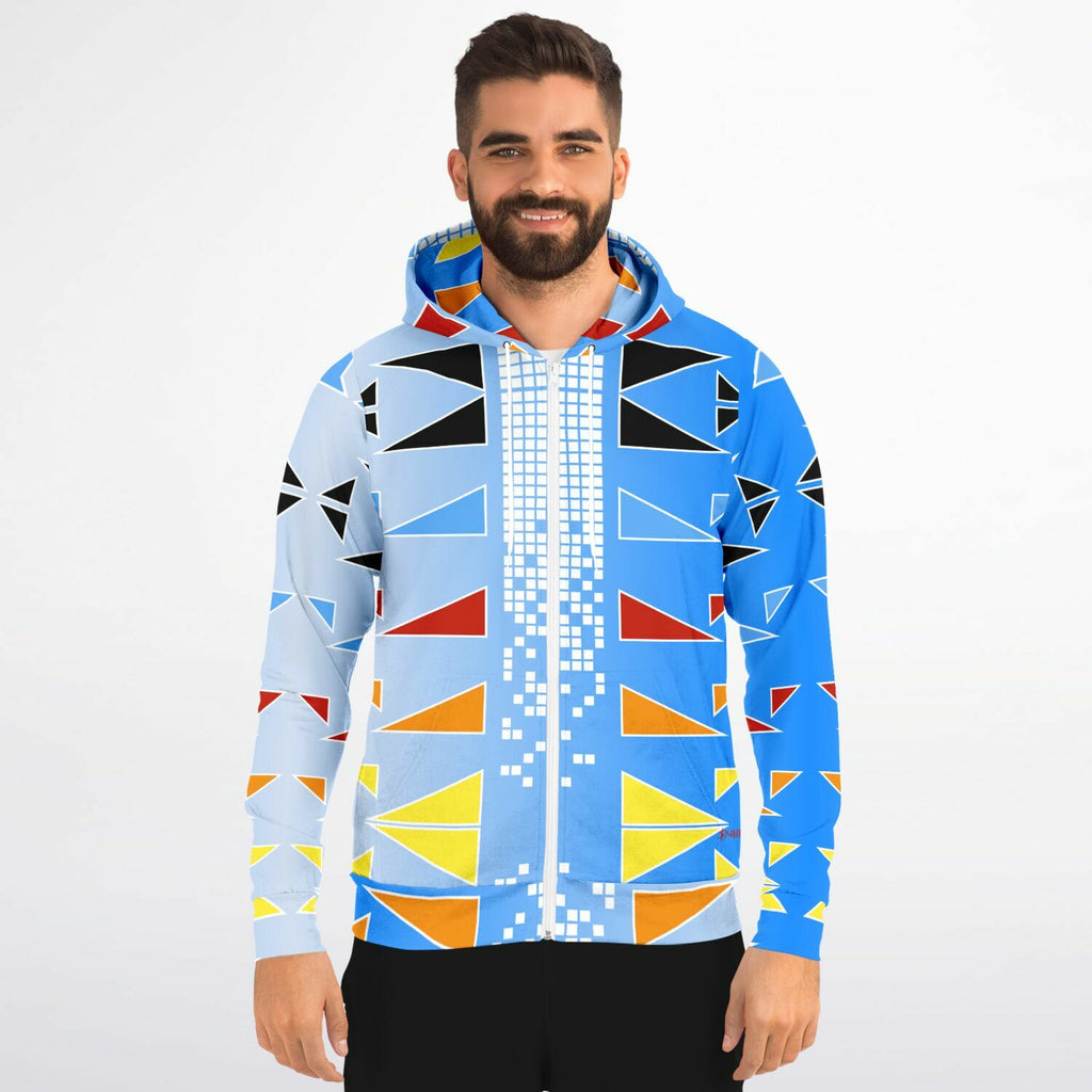 $NiieihiiNookei Fashion Zip-Up Hoodie - AOP