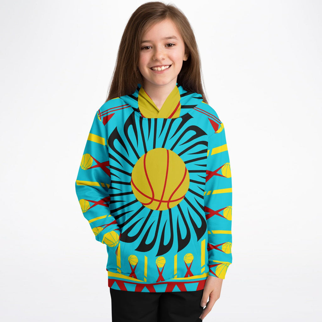 $NiieihiiNookei Athletic Kids Hoodie - AOP