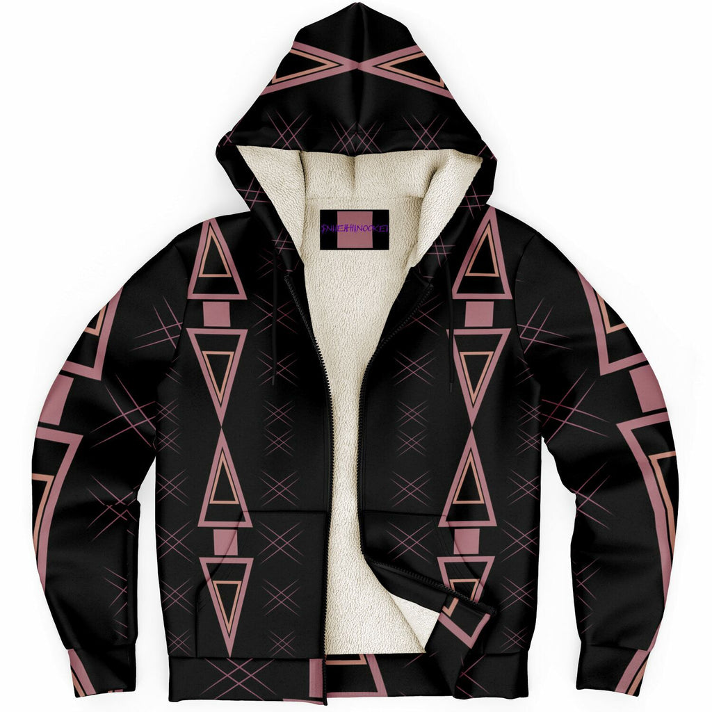 $NiieihiiNookei Microfleece Ziphoodie - AOP