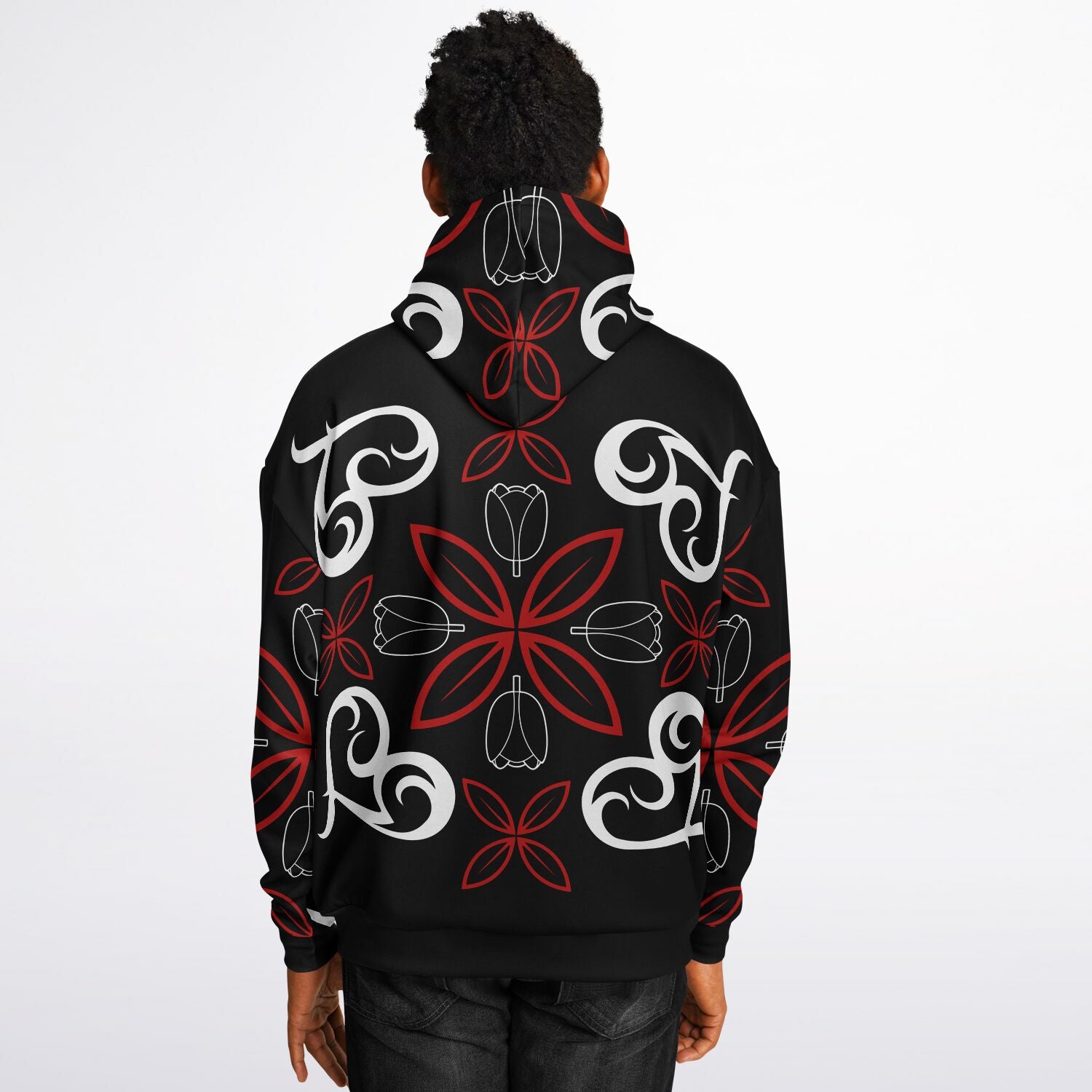 $NiieihiiNookei Heavyweight Oversized Hoodie - AOP