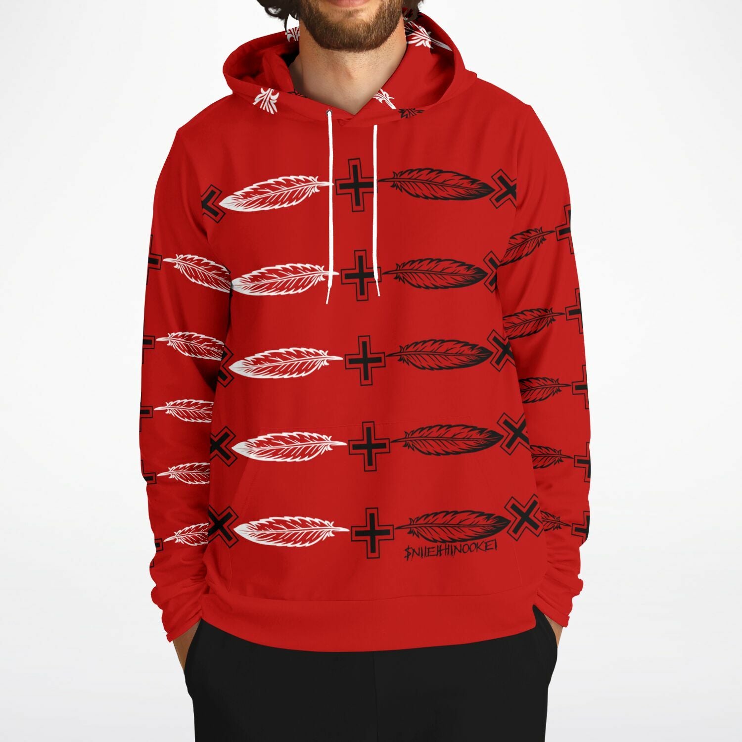 $NiieihiiNookei Athletic Hoodie - AOP