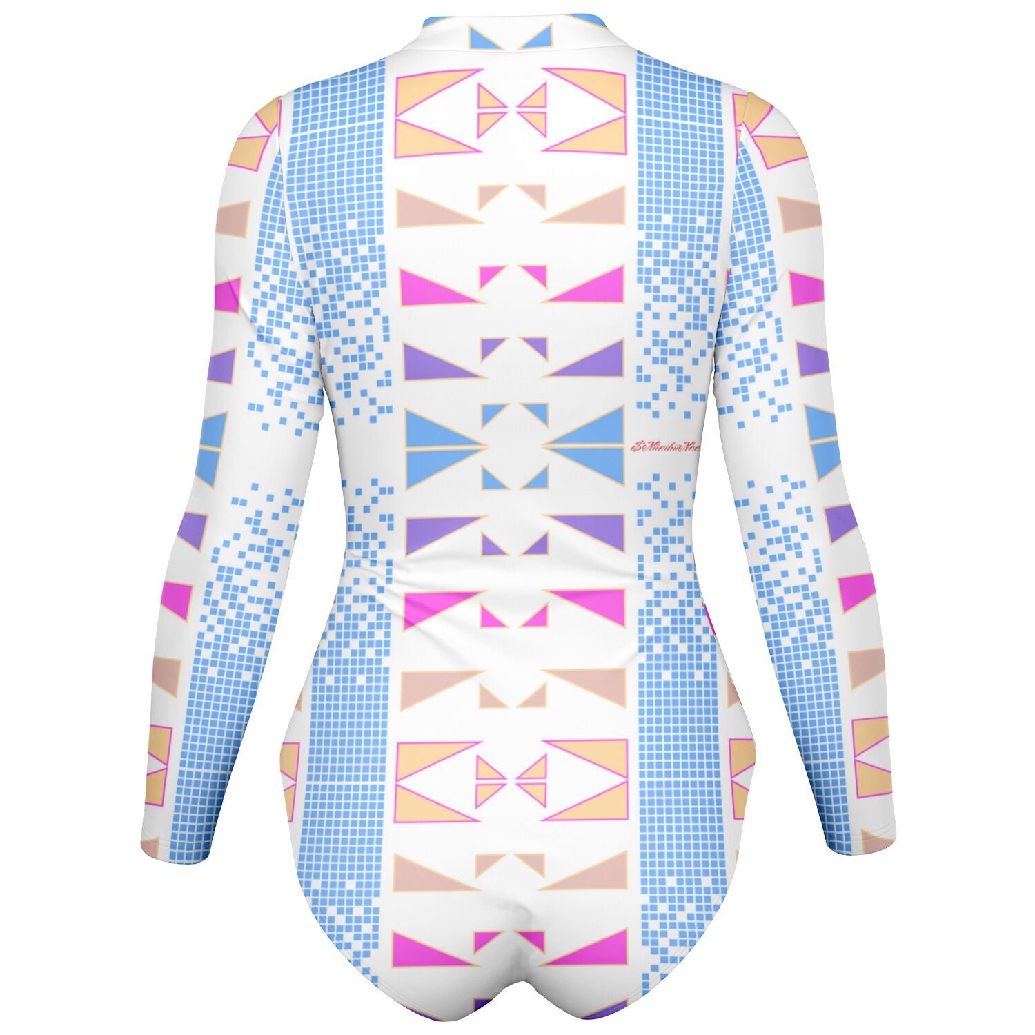 $NiieihiiNookei Bodysuit Long Sleeve - AOP