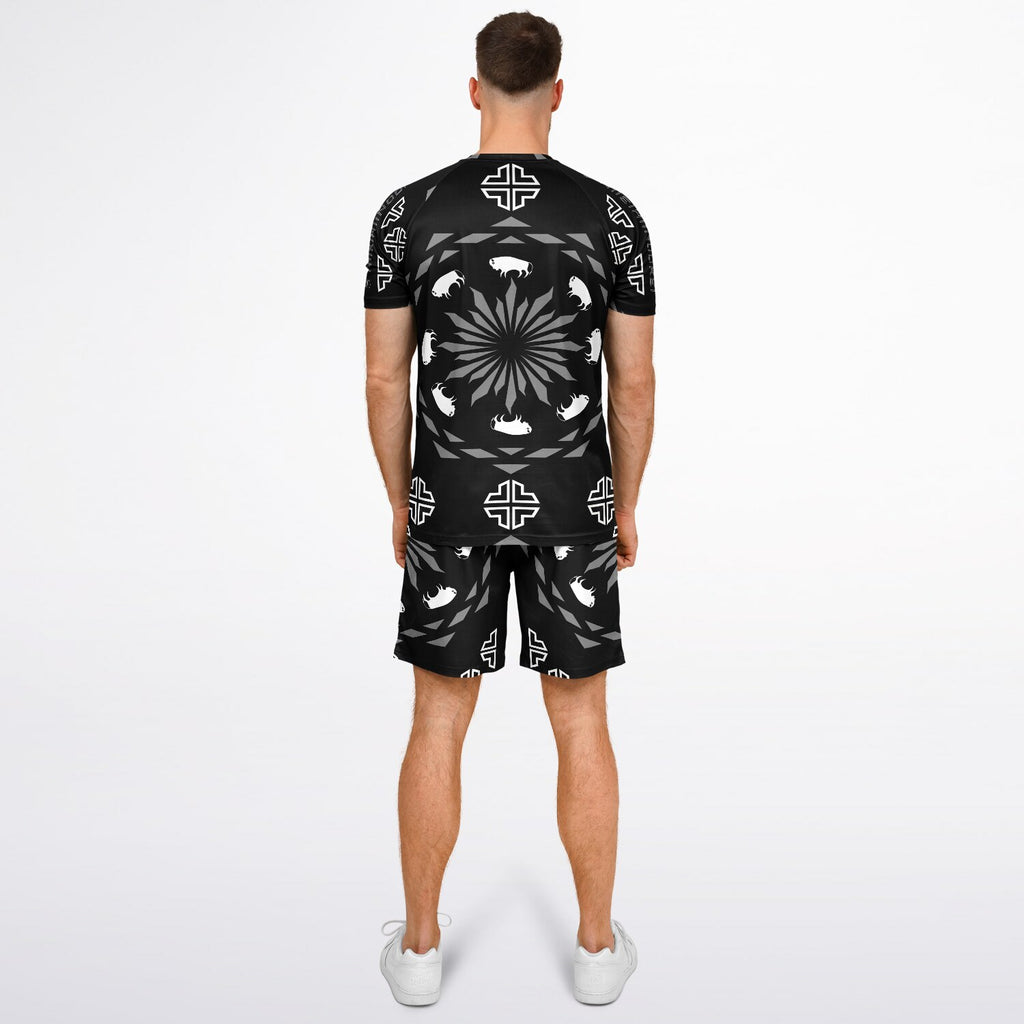 $NiieihiiNookei Men's Athletic Set - AOP