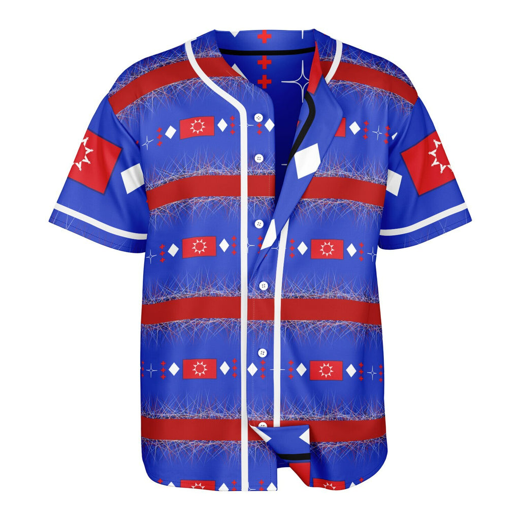 OST Flag design by $NiieihiiNookeiReversible Baseball Jersey - AOP