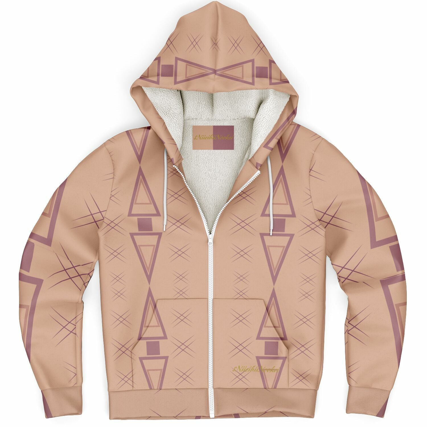 $NiieihiiNookei Microfleece Ziphoodie - AOP