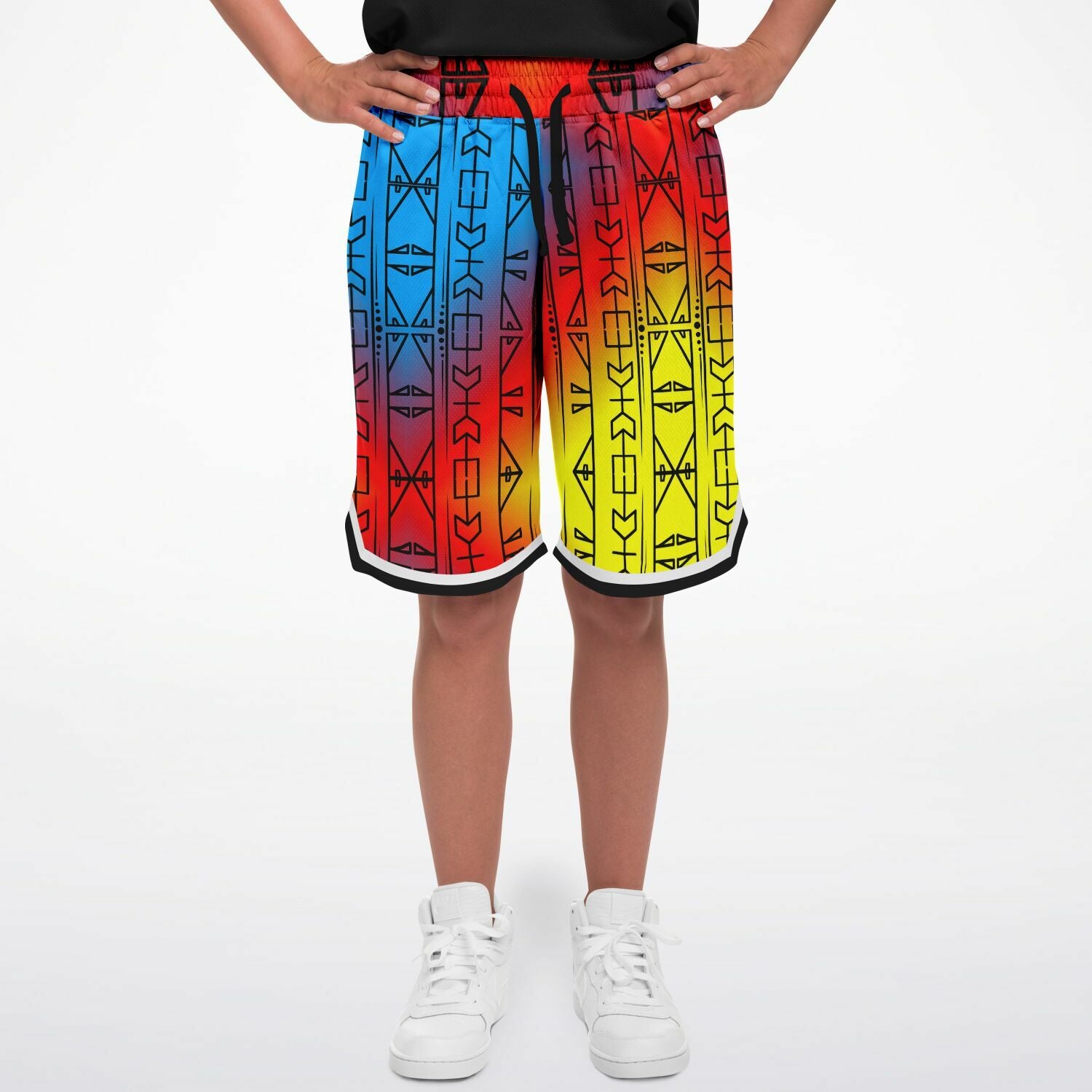 $NiieihiiNookei Basketball Short Rib - AOP