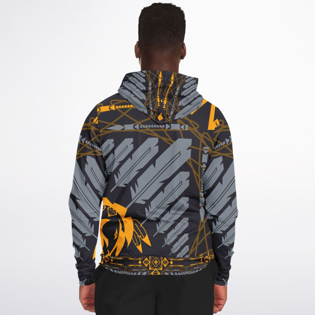 $NiieihiiNookei Athletic Zip-Up Hoodie - AOP