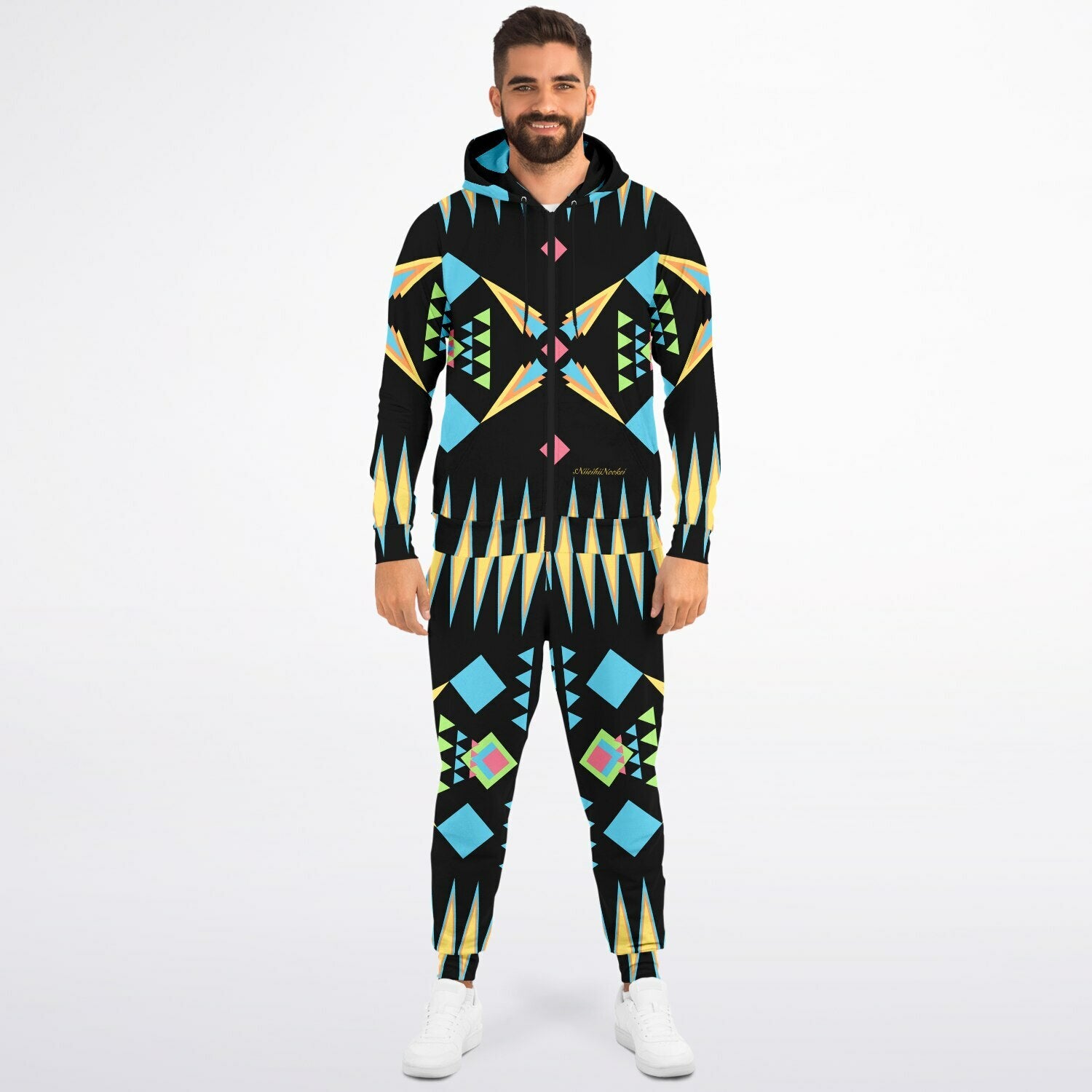 $NiieihiiNookei Athletic Ziphoodie & Jogger - AOP