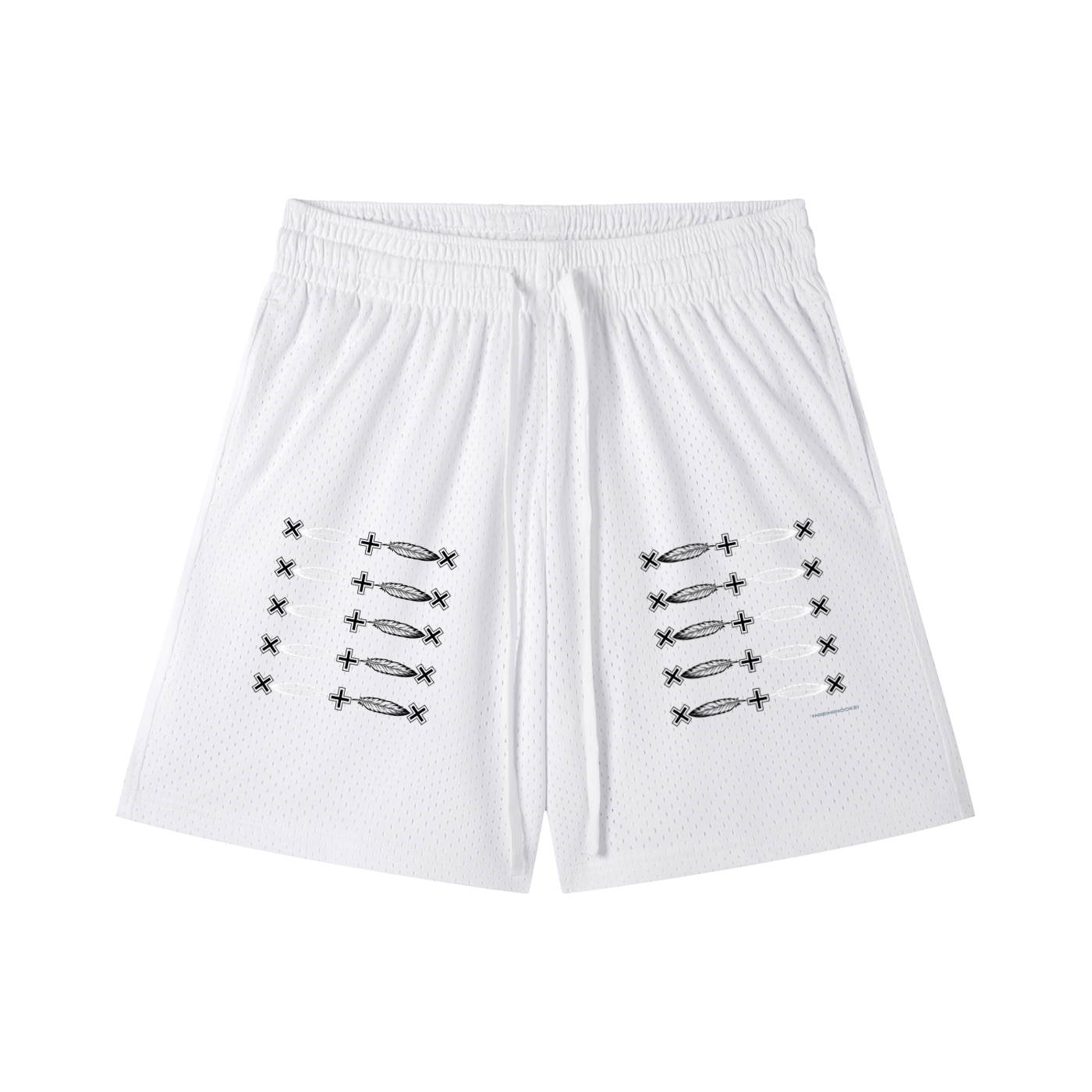 $NiieihiiNookeiMesh Drawstring Shorts