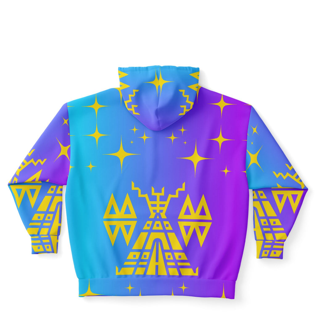 $NiieihiiNookei Fashion Plus-size Ziphoodie - AOP