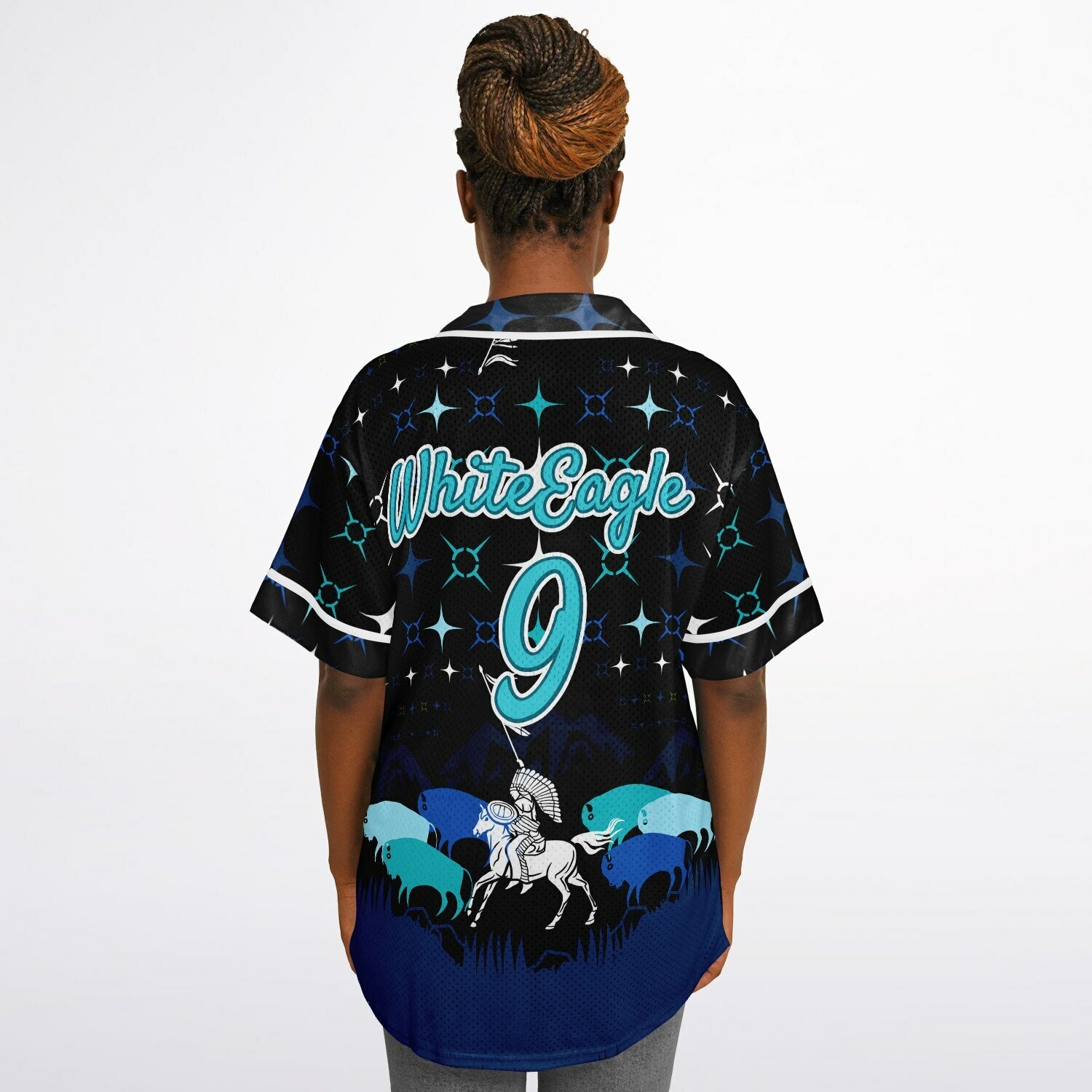 #9 WhiteEagle Premium Baseball Jersey - AOP