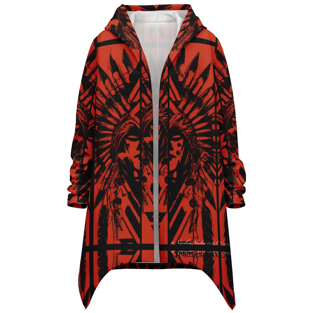$NiieihiiNookei Fashion Elongated Cloak - AOP