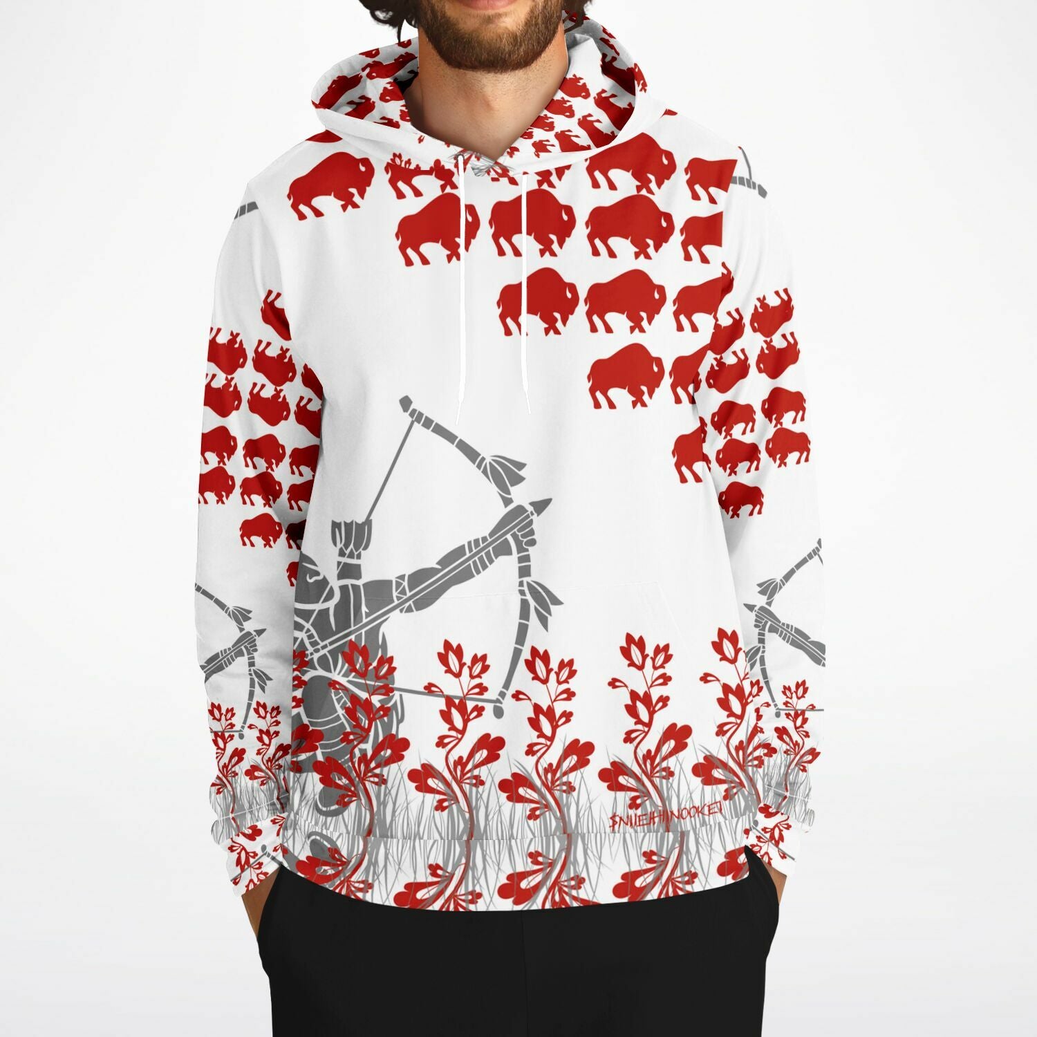 $NiieihiiNookei Athletic Hoodie - AOP