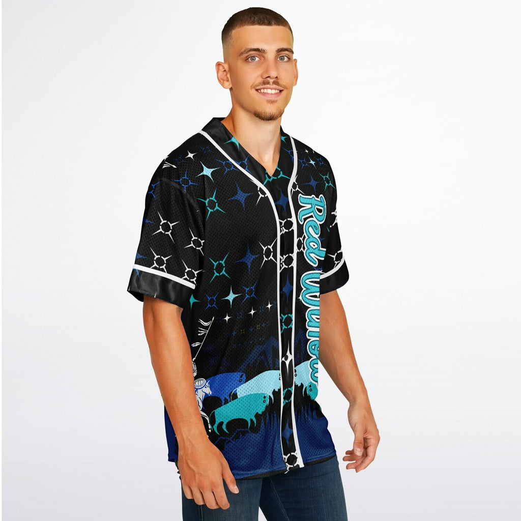 #21 Red Willow Premium Baseball Jersey - AOP