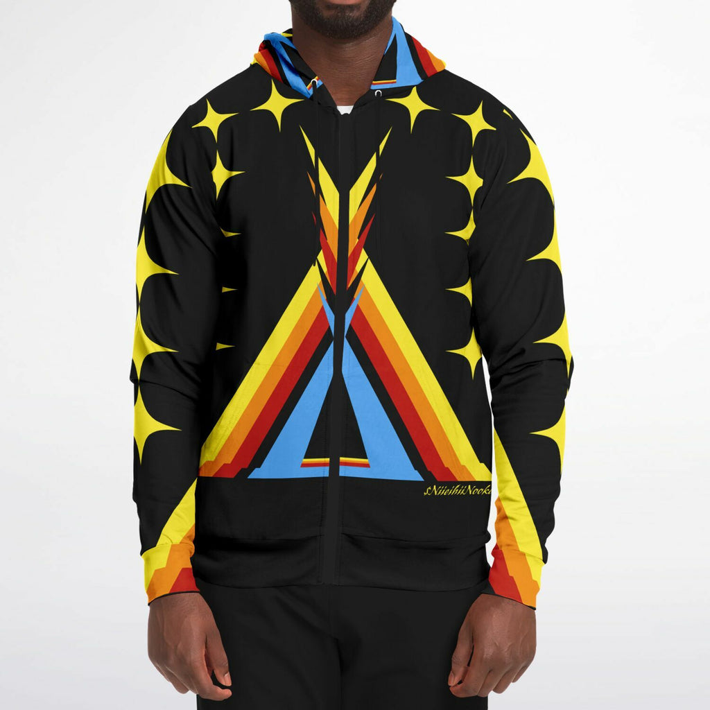 $NiieihiiNookei Zip-Up Hoodie - AOP