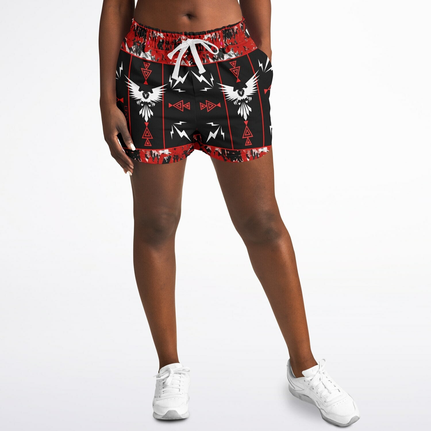 $NiieihiiNookei Athletic Loose Shorts - AOP