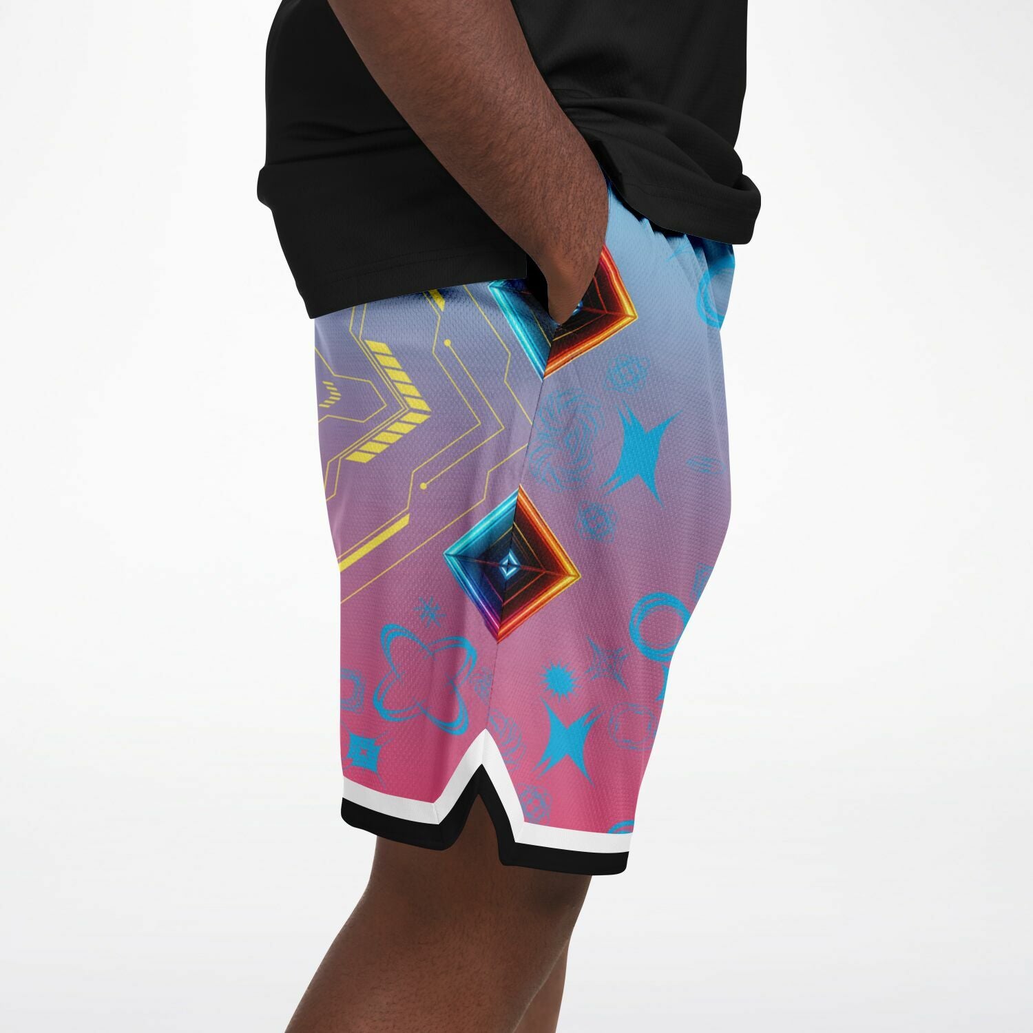 $NiieihiiNookei Basketball Short Rib - AOP