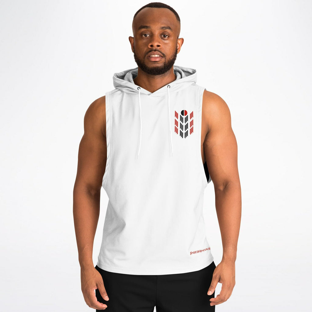 $NiieihiiNookei Arapaho Flag Design Athletic Drop Sleeveless Hoodie - AOP