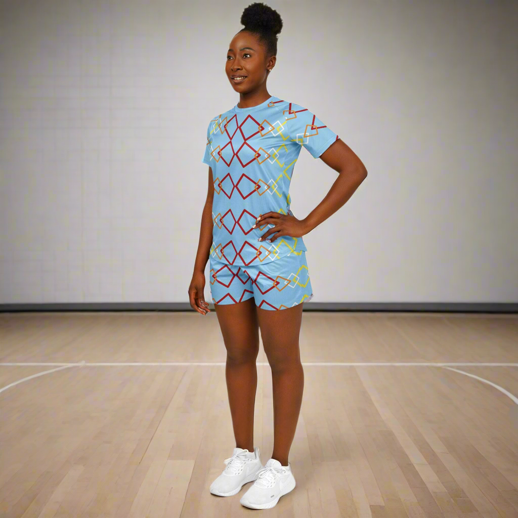 $NiieihiiNookei Women's Active Set - AOP