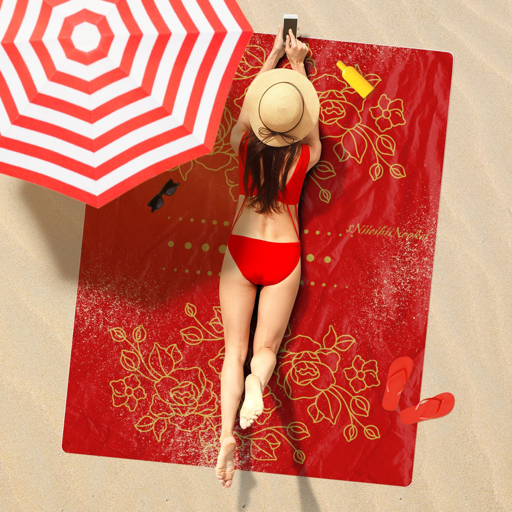 Freeform Beach Towel - AOP