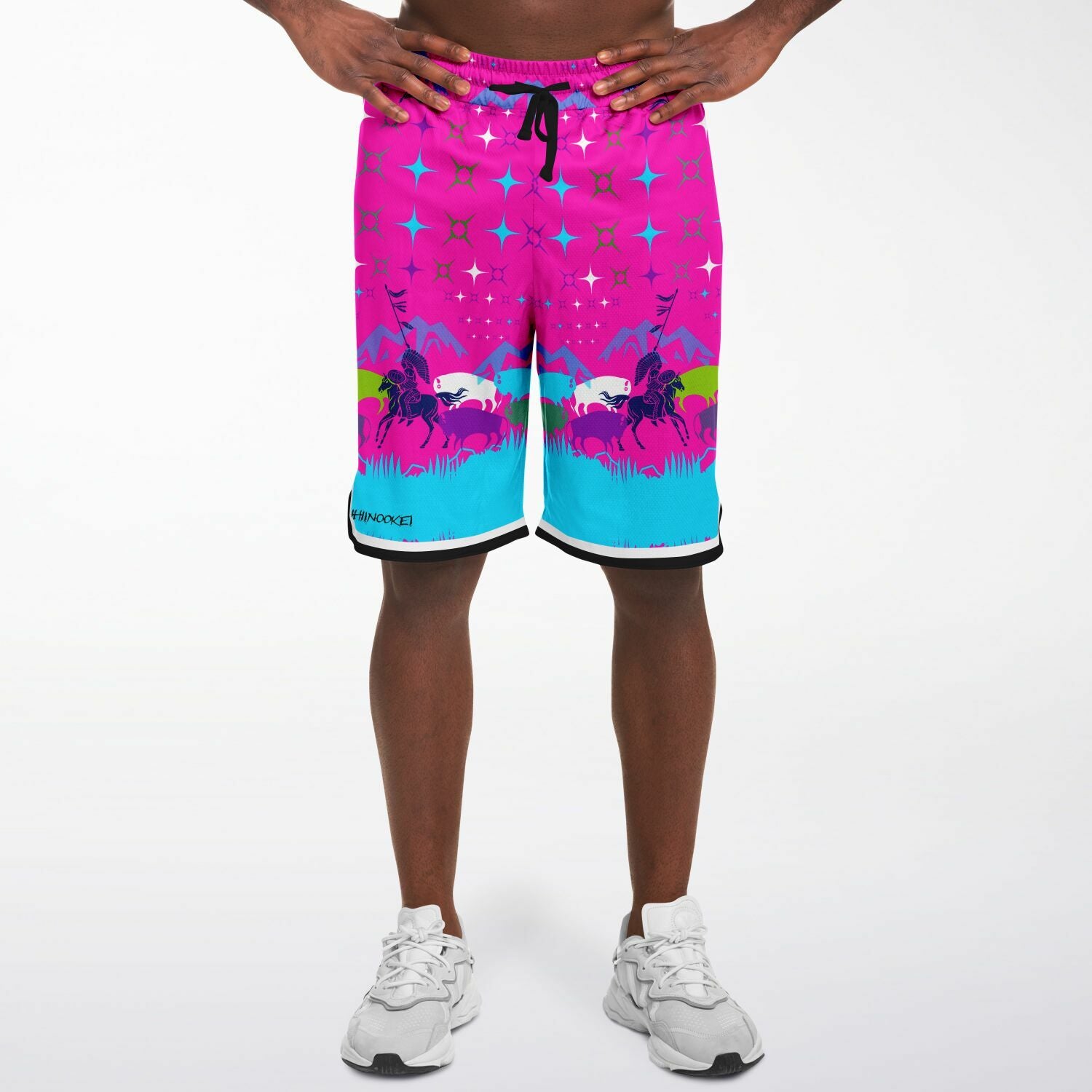 $NiieihiiNookei Basketball Short Rib - AOP