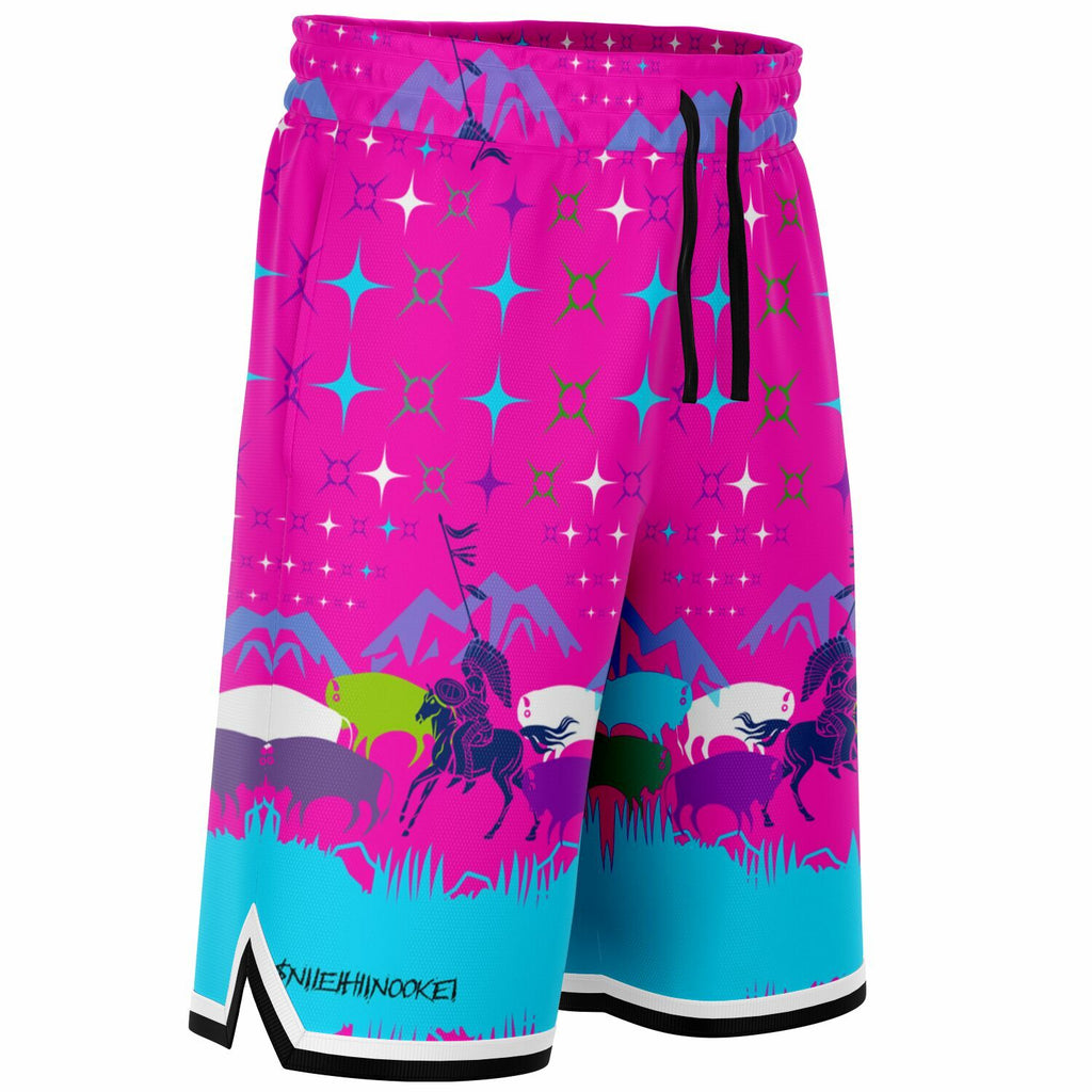$NiieihiiNookei Basketball Short Rib - AOP