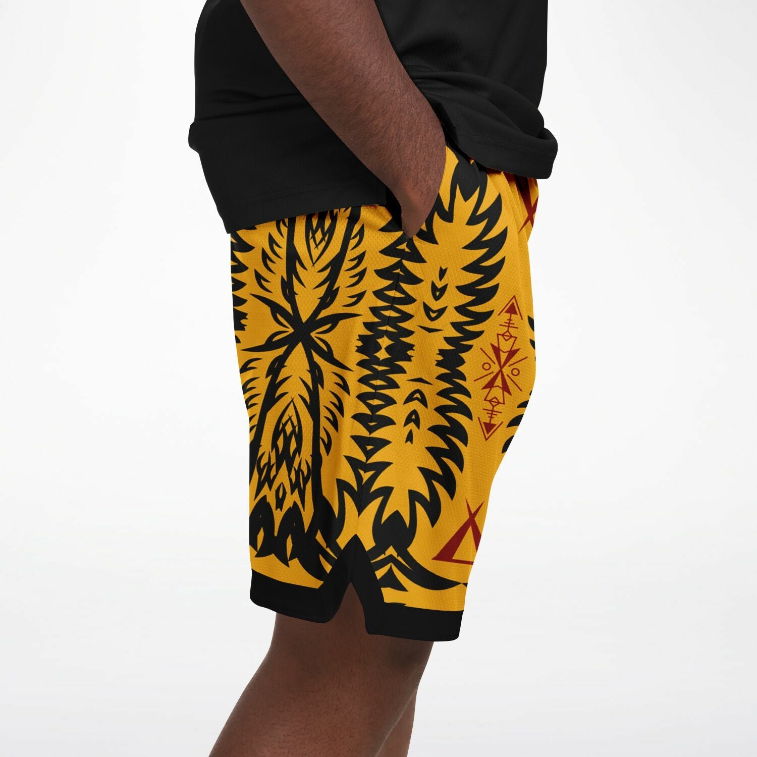 $NiieihiiNookei Basketball Short Rib - AOP