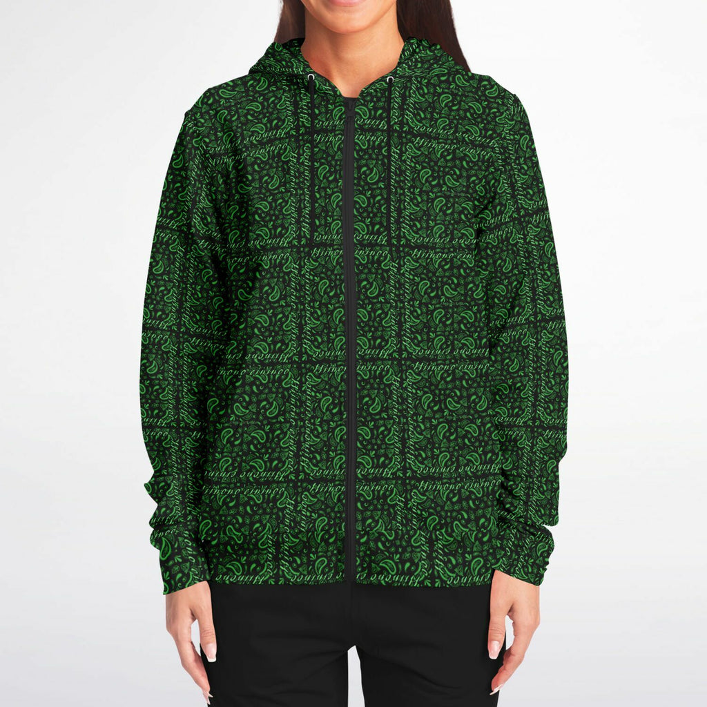 $NiieihiiNookei Athletic Zip-Up Hoodie - AOP