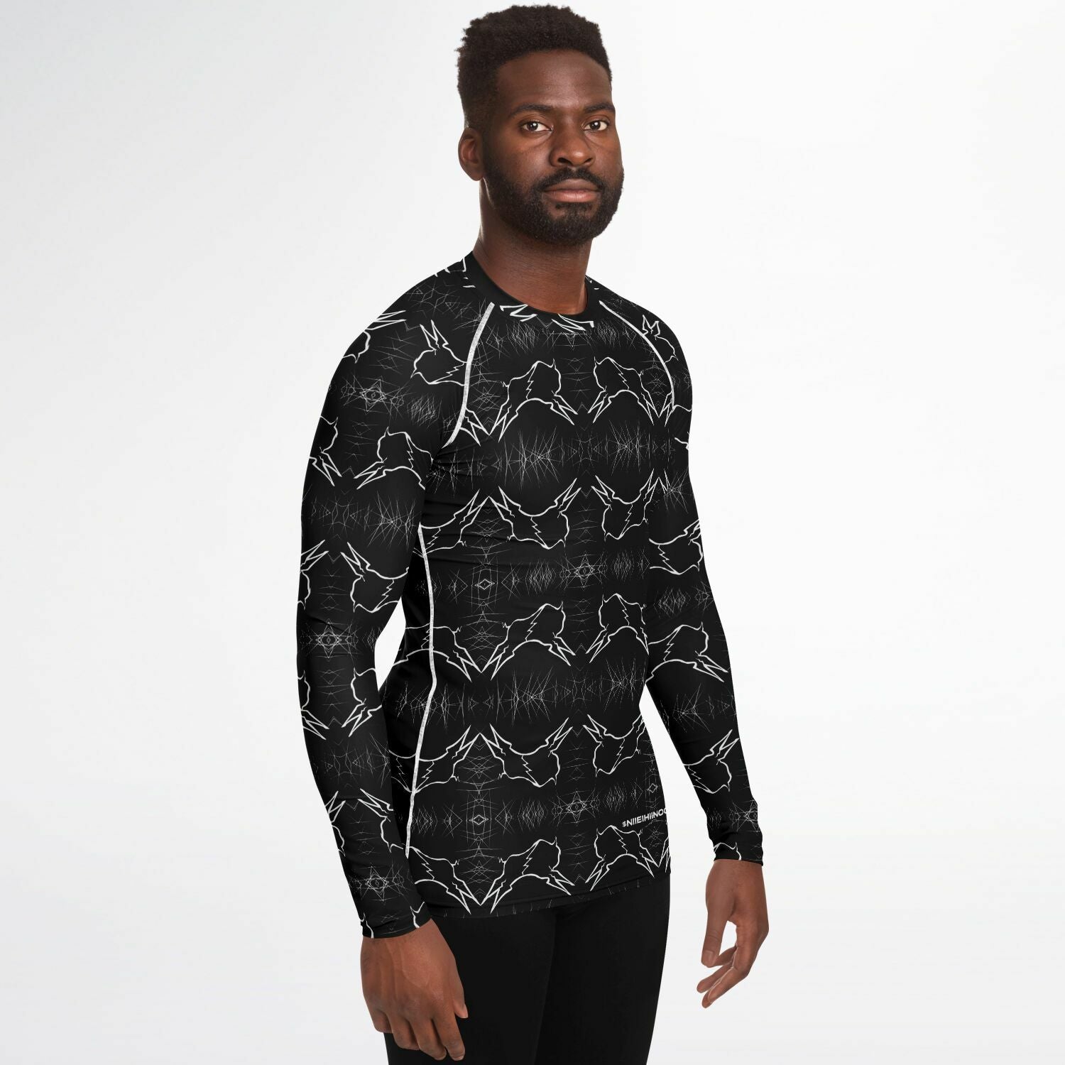 $NiieihiiNookei Men's Rashguard - AOP