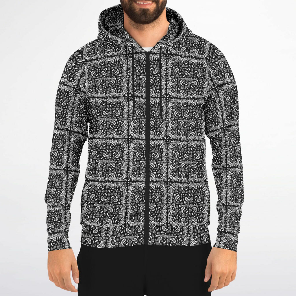 $NiieihiiNookei Athletic Zip-Up Hoodie - AOP