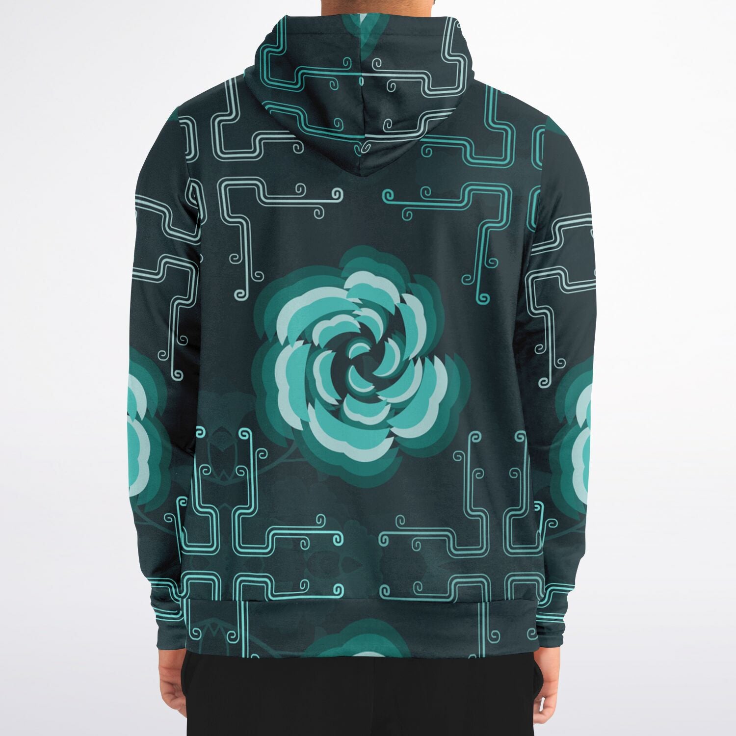 $NiieihiiNookei Fashion Zip-Up Hoodie - AOP