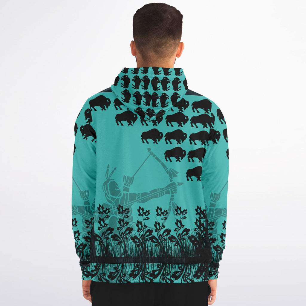 $NiieihiiNookei Fashion Zip-Up Hoodie - AOP
