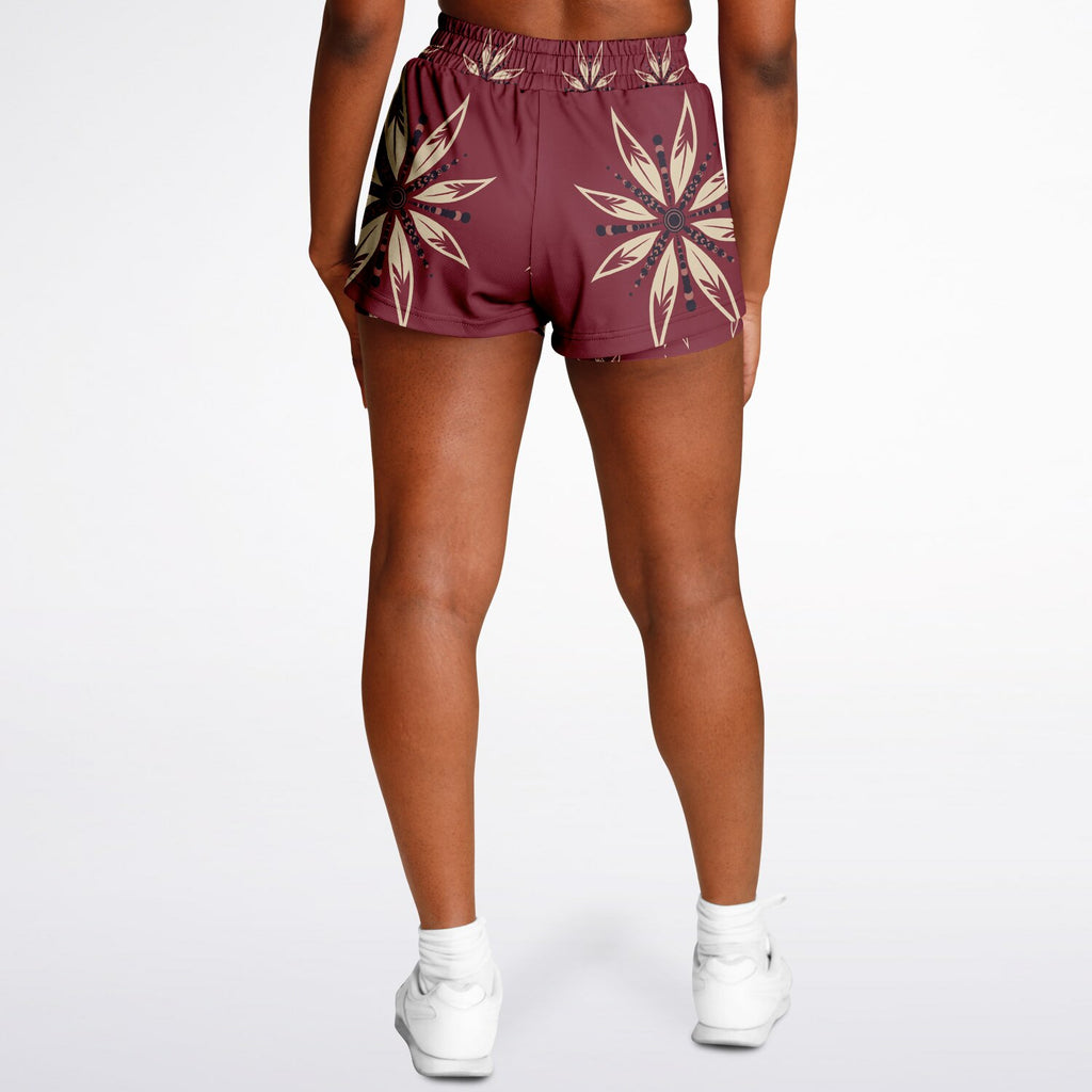 $NiieihiiNookei Women's 2-in-1 Shorts - AOP